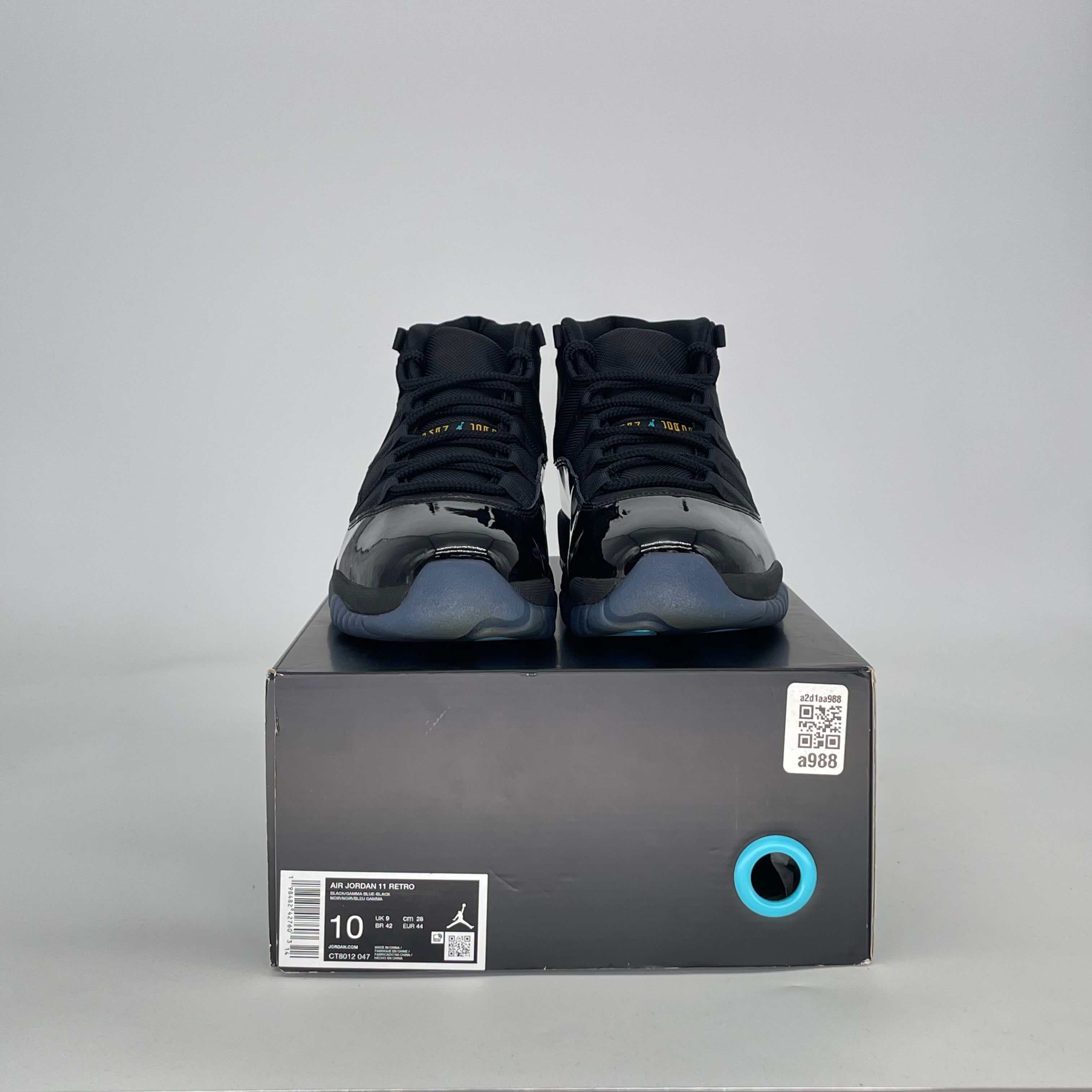 AIR JORDAN 11 GAMMA BLUE CT8012-047 SIZE 10/11.5W