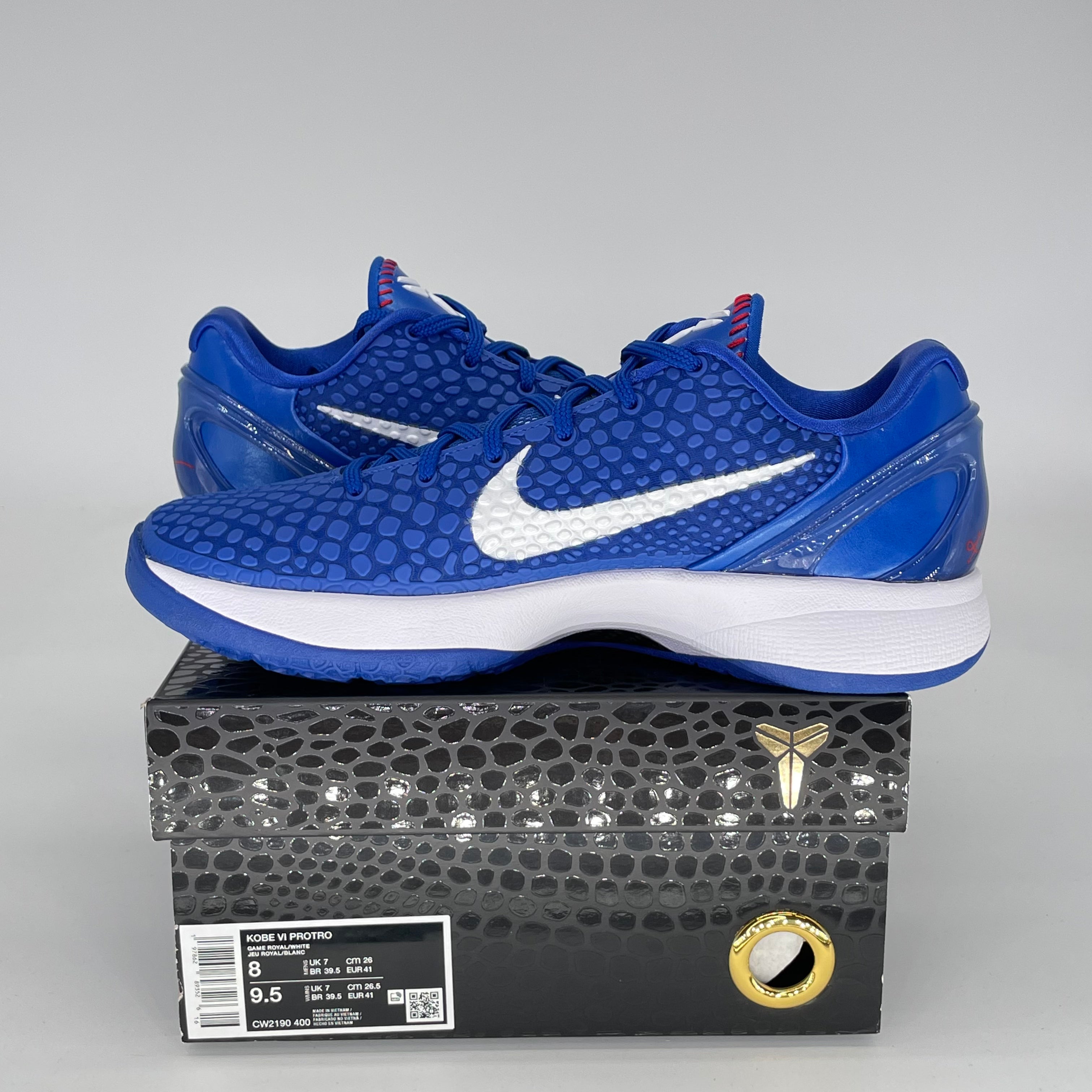 NIKE KOBE 6 PROTRO DODGERS CW2190-400 SIZE 8/9.5W