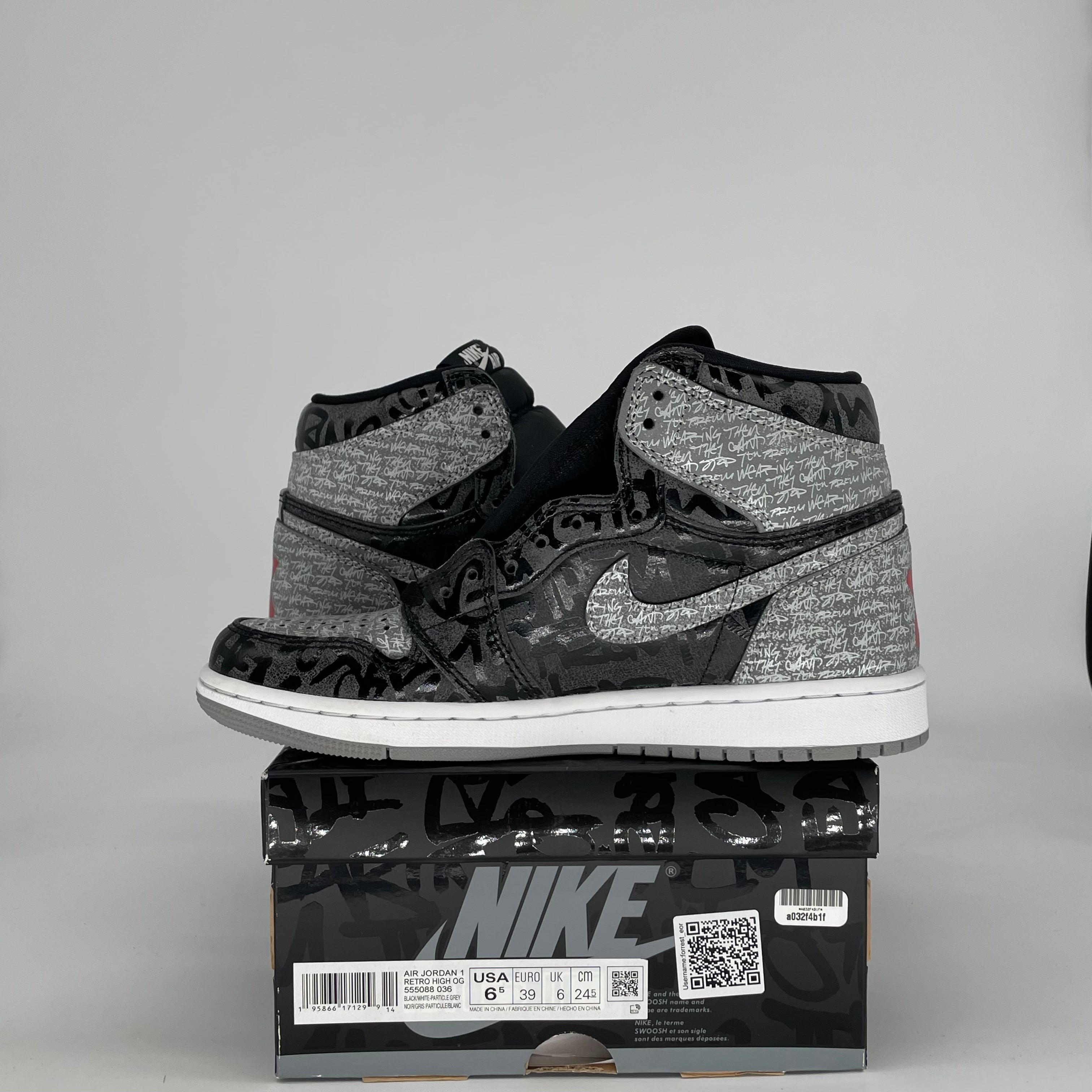 AIR JORDAN 1 REBELLIONAIRE 555088-036 SIZE 6.5/8W