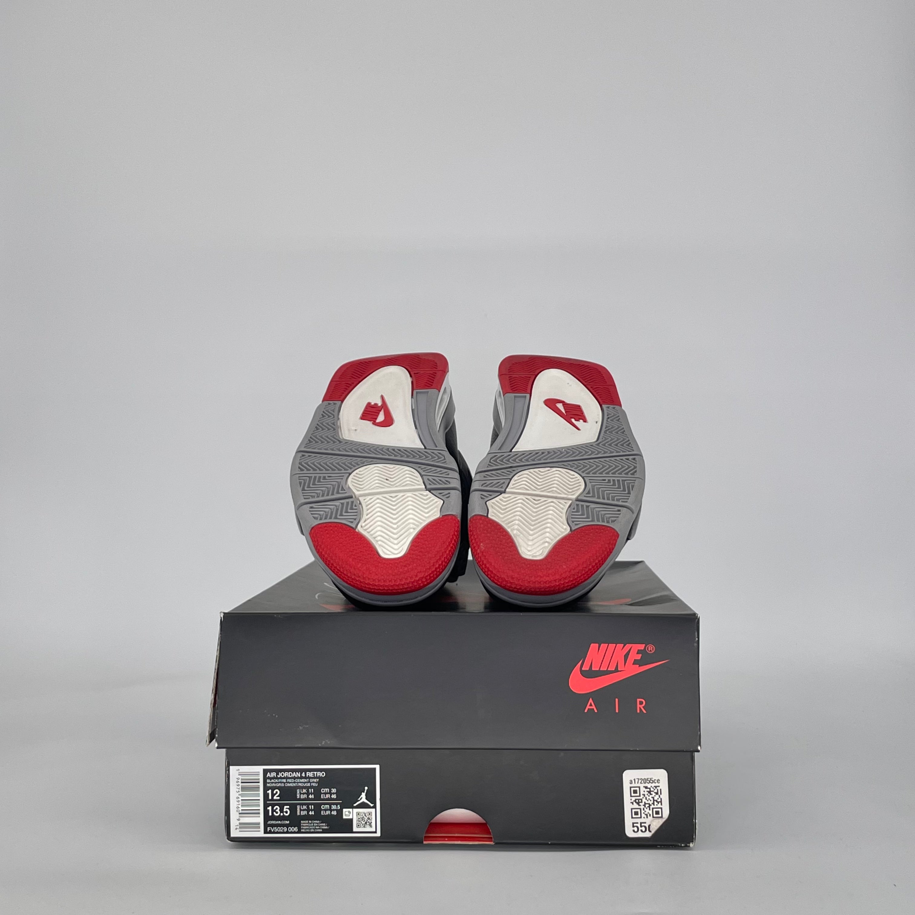 AIR JORDAN 4 BRED REIMAGINED FV5029-006 SIZE 12/13.5W