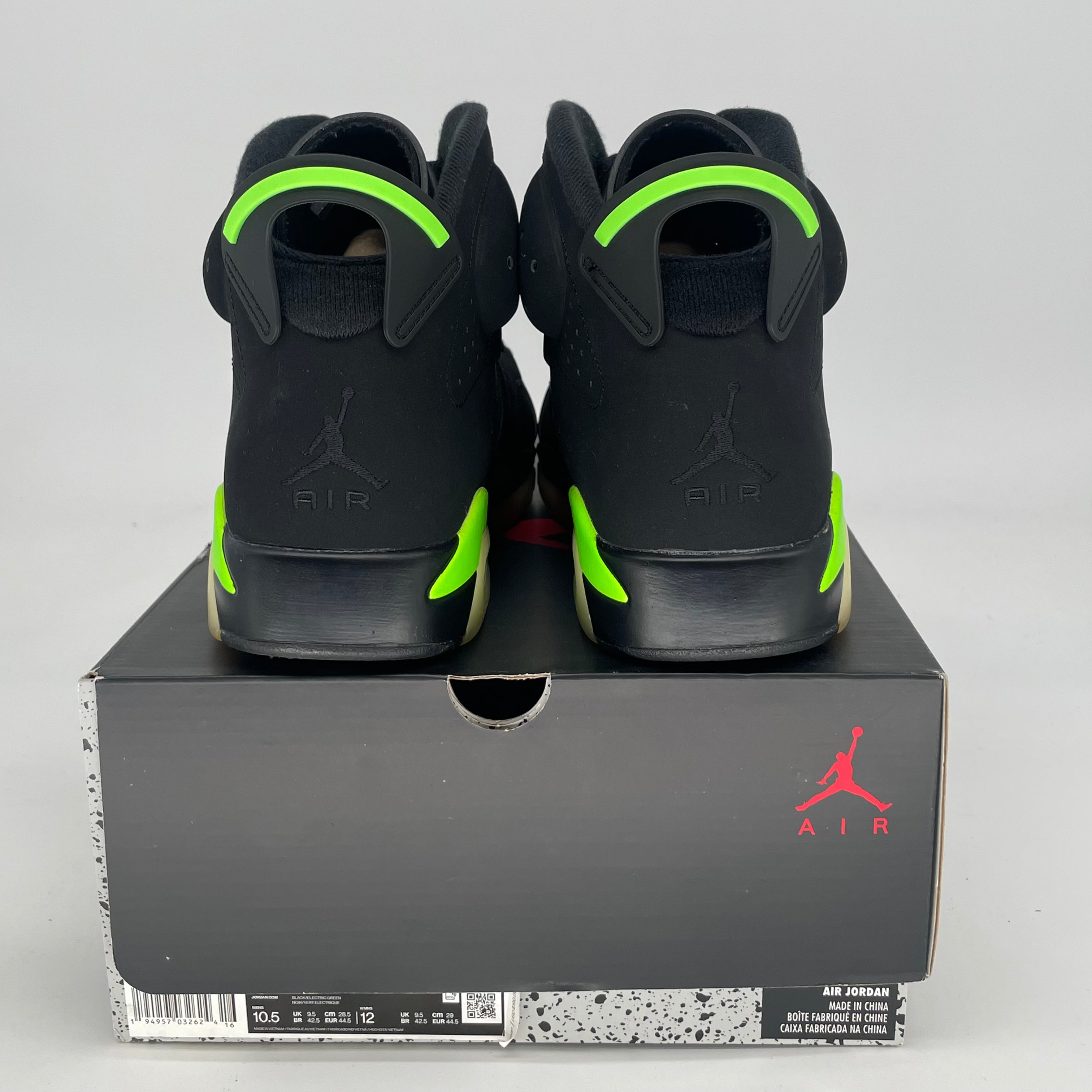AIR JORDAN 6 ELECTRIC GREEN CT8529-003 SIZE 10.5/12W