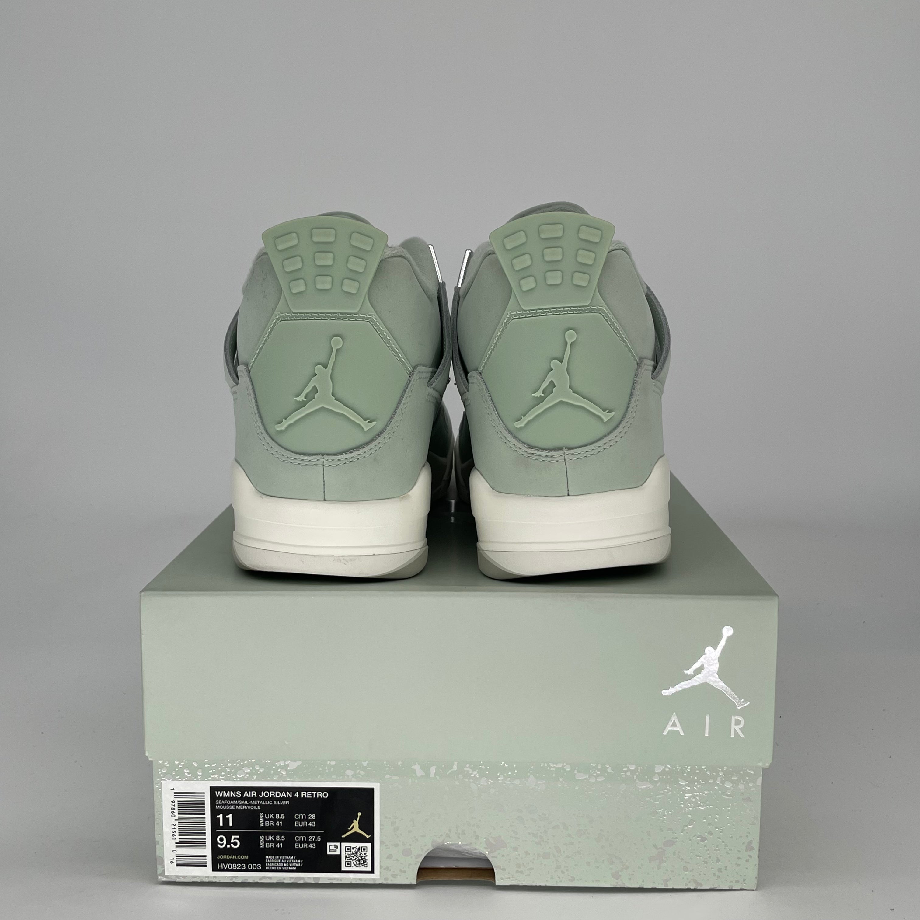 AIR JORDAN 4 SEAFOAM SAIL W HV0823-003 SIZE 9.5/11W