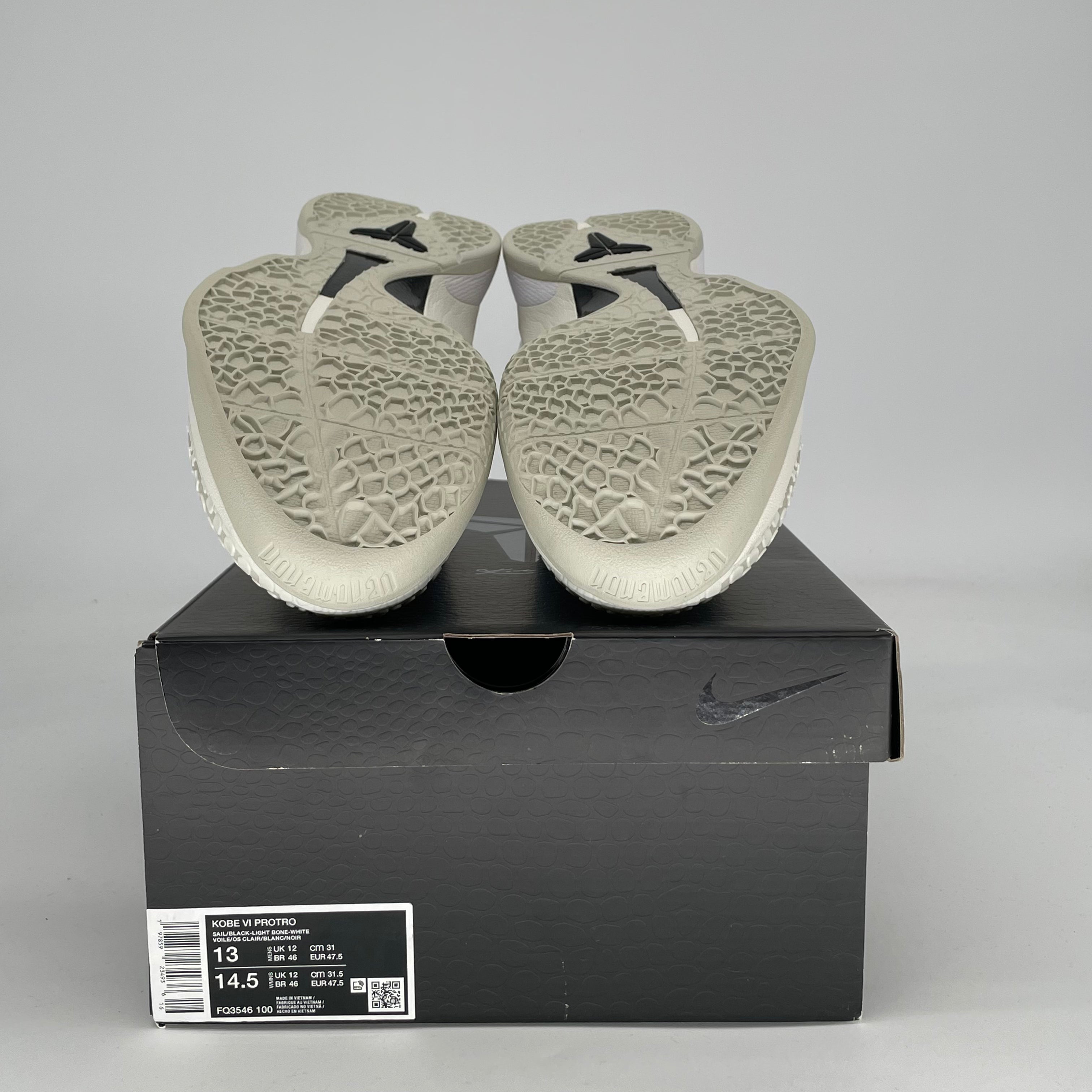 NIKE KOBE 6 PROTRO SAIL ALL STAR FQ3546-100 SIZE 13/14.5W