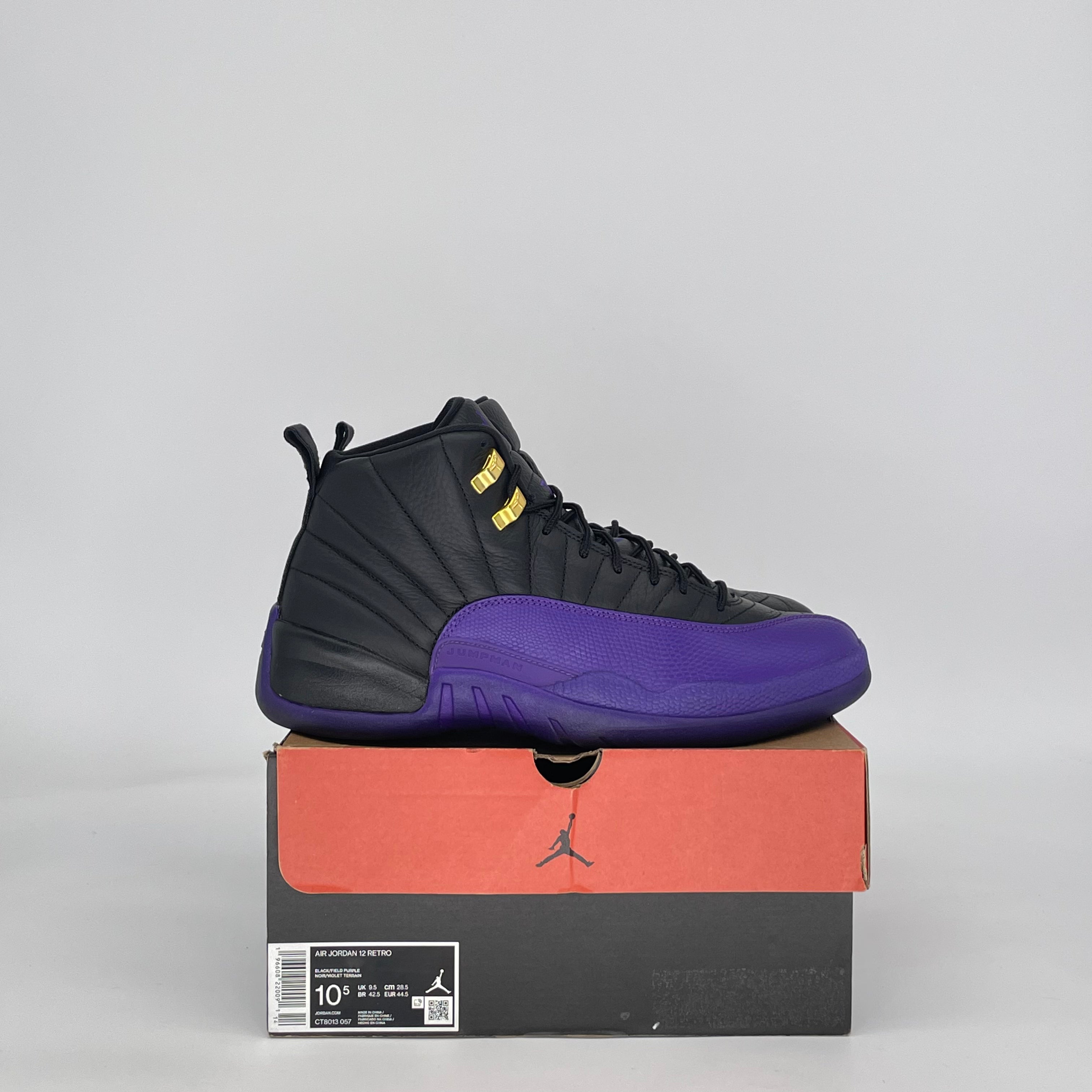 AIR JORDAN 12 FIELD PURPLE CT8013-057 SIZE 10.5/12W