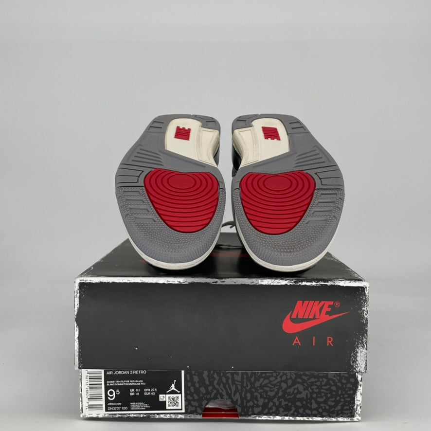 AIR JORDAN 3 WHITE CEMENT REIMAGINED DN3707-100 SIZE 9.5/11W