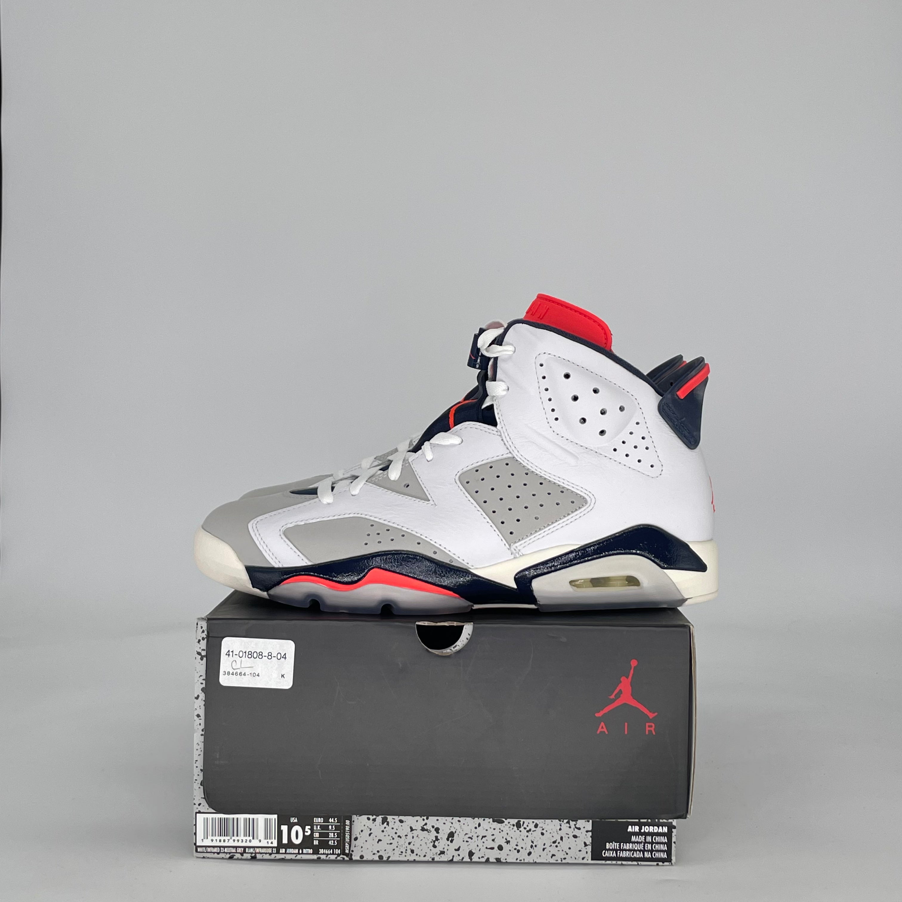 AIR JORDAN 6 TINKER 384664-104 SIZE 10.5/12W