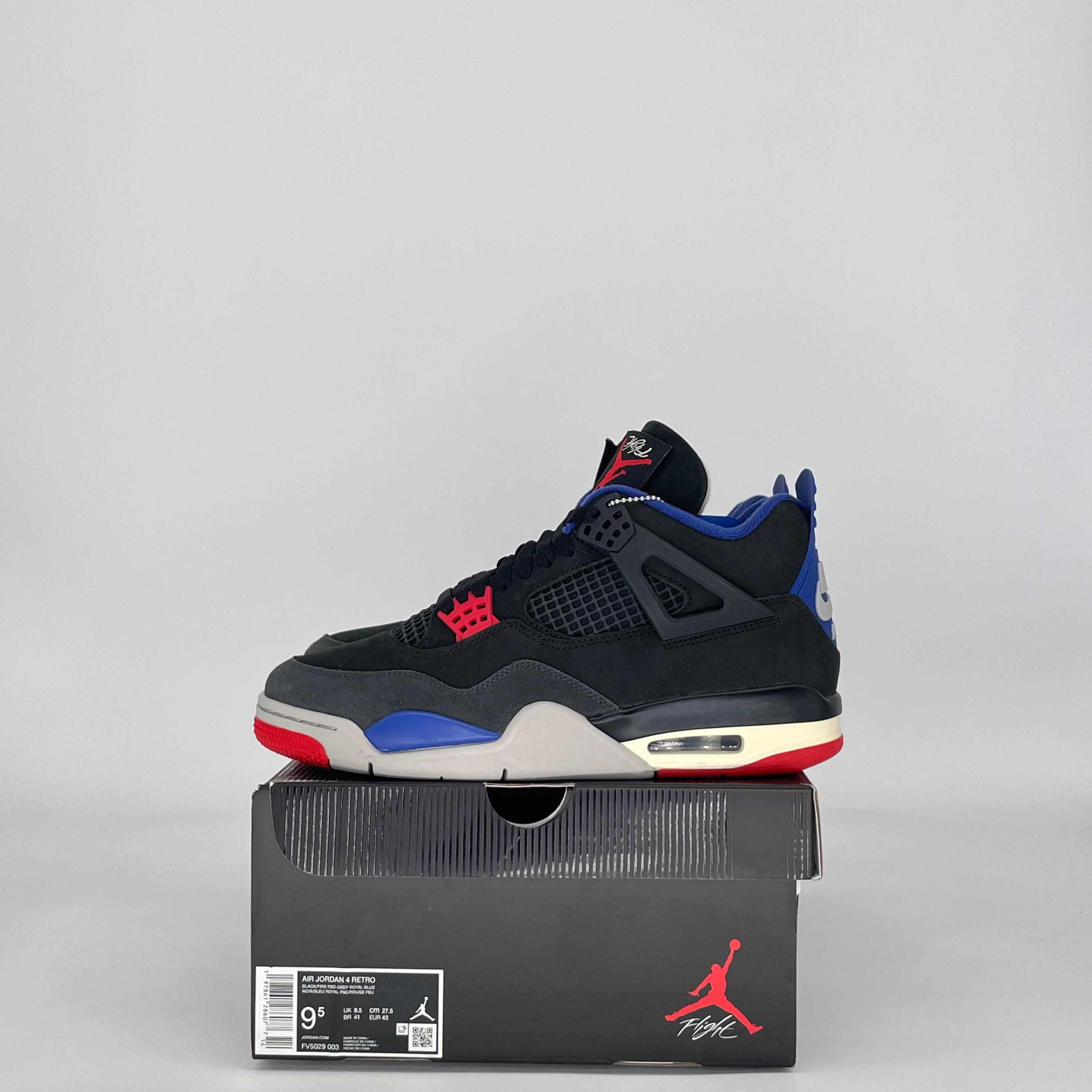 AIR JORDAN 4 RARE AIR (WHITE LETTERING) FV5029-003 SIZE 9.5/11W