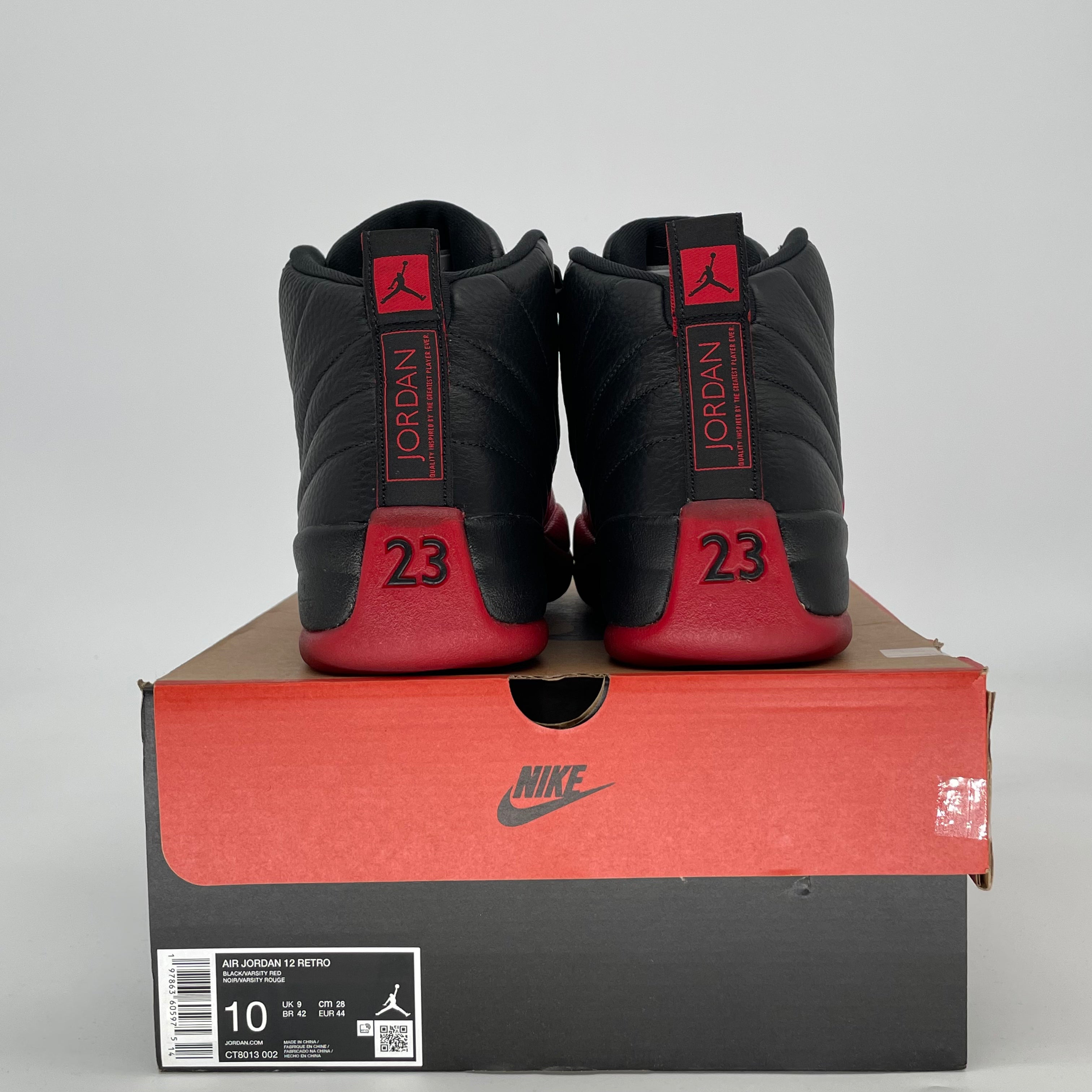 AIR JORDAN 12 FLU GAME CT8013-002 SIZE 10/11.5W
