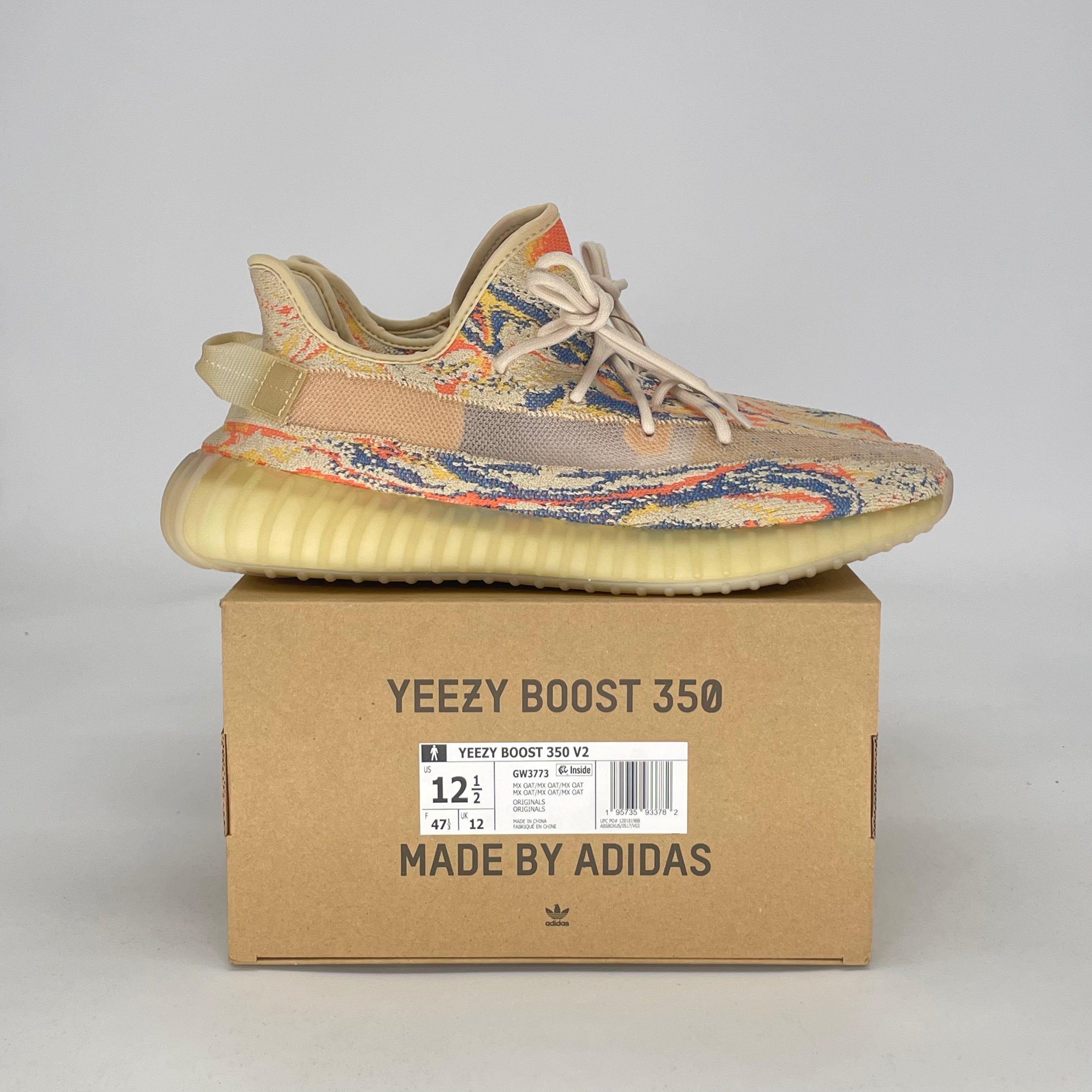 ADIDAS YEEZY BOOST 350 V2 MX OAT GW3773 SIZE 12.5/14W