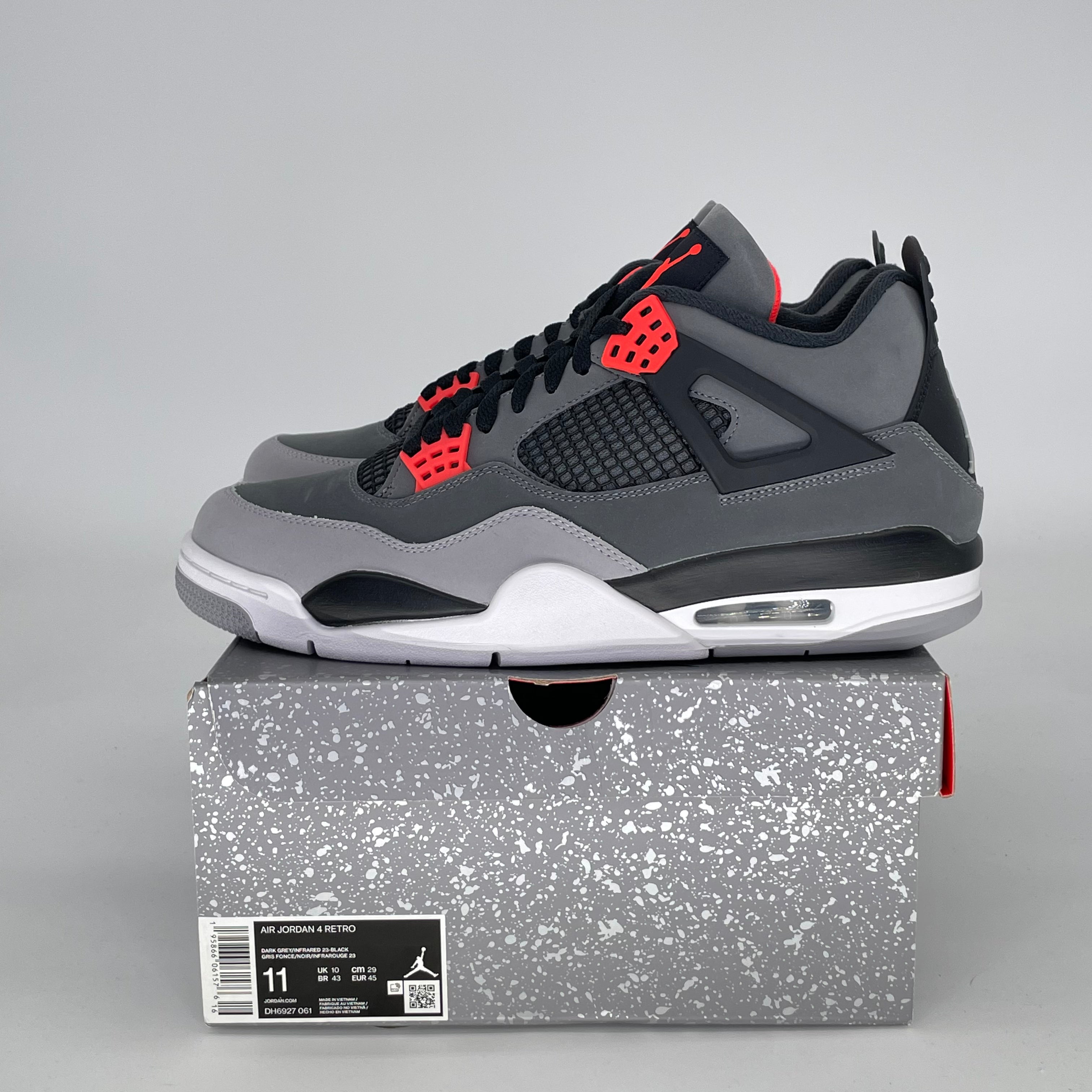 Nike Air Jordan 4 Infrared Size 11 New Sneakers Release – Jordan 4 Retro “Infrared&  main image 3