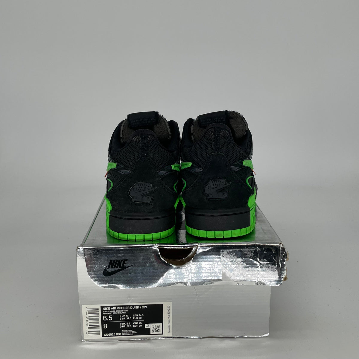 Nike Air Rubber Dunk Off-White Green Strike