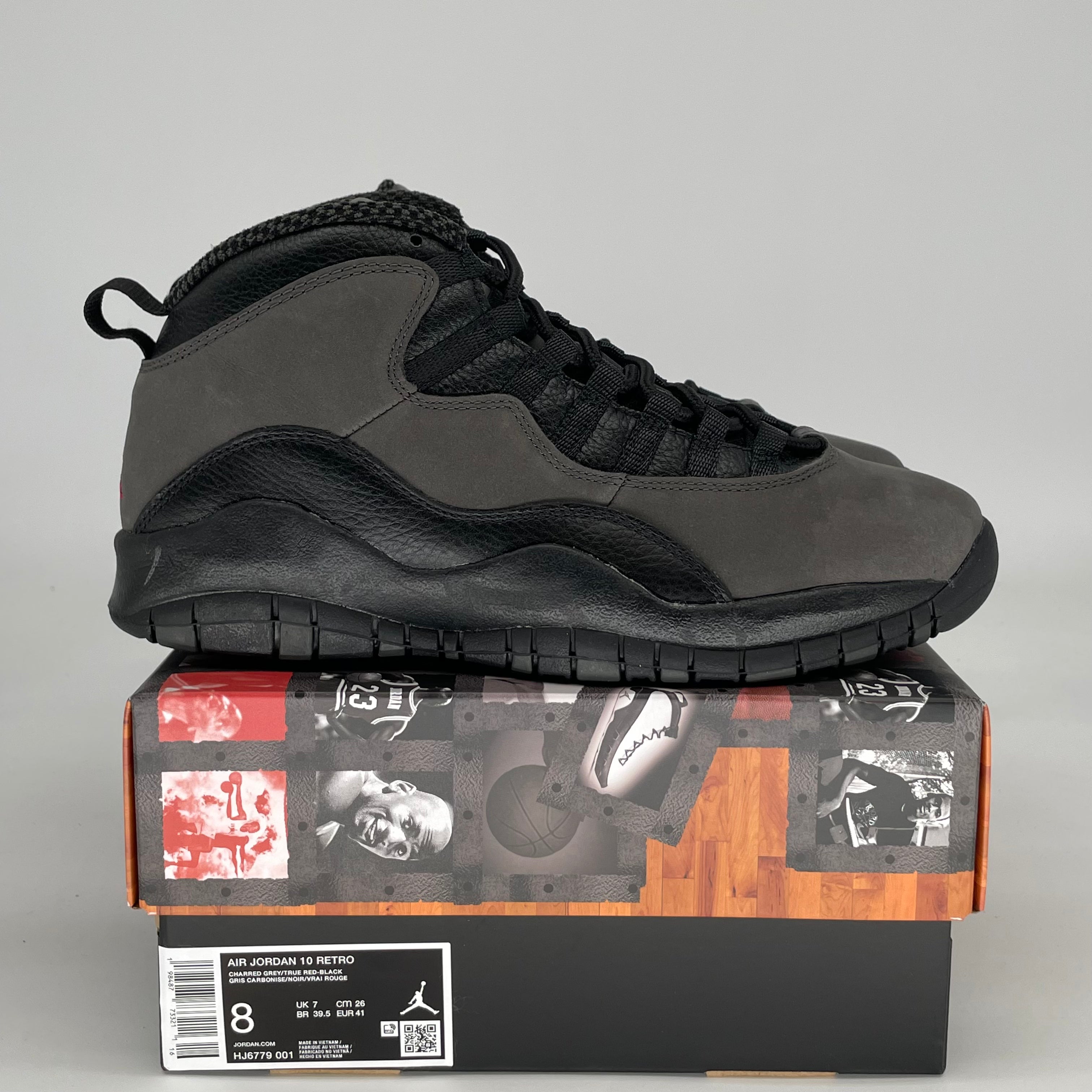AIR JORDAN 10 SHADOW HJ6779-001 SIZE 8/9.5W