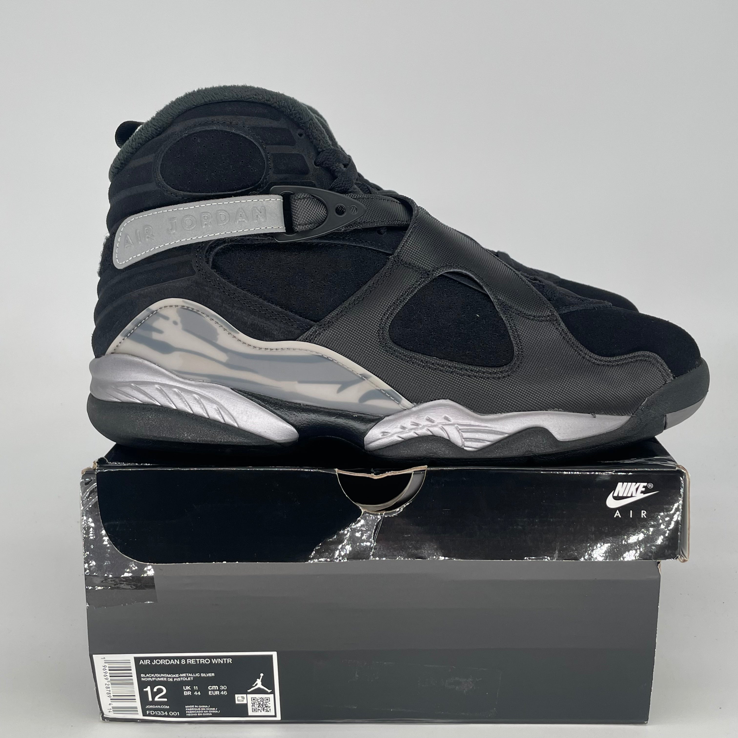 AIR JORDAN 8 WINTERIZED GUNSMOKE FD1334-001 SIZE 12/13.5W