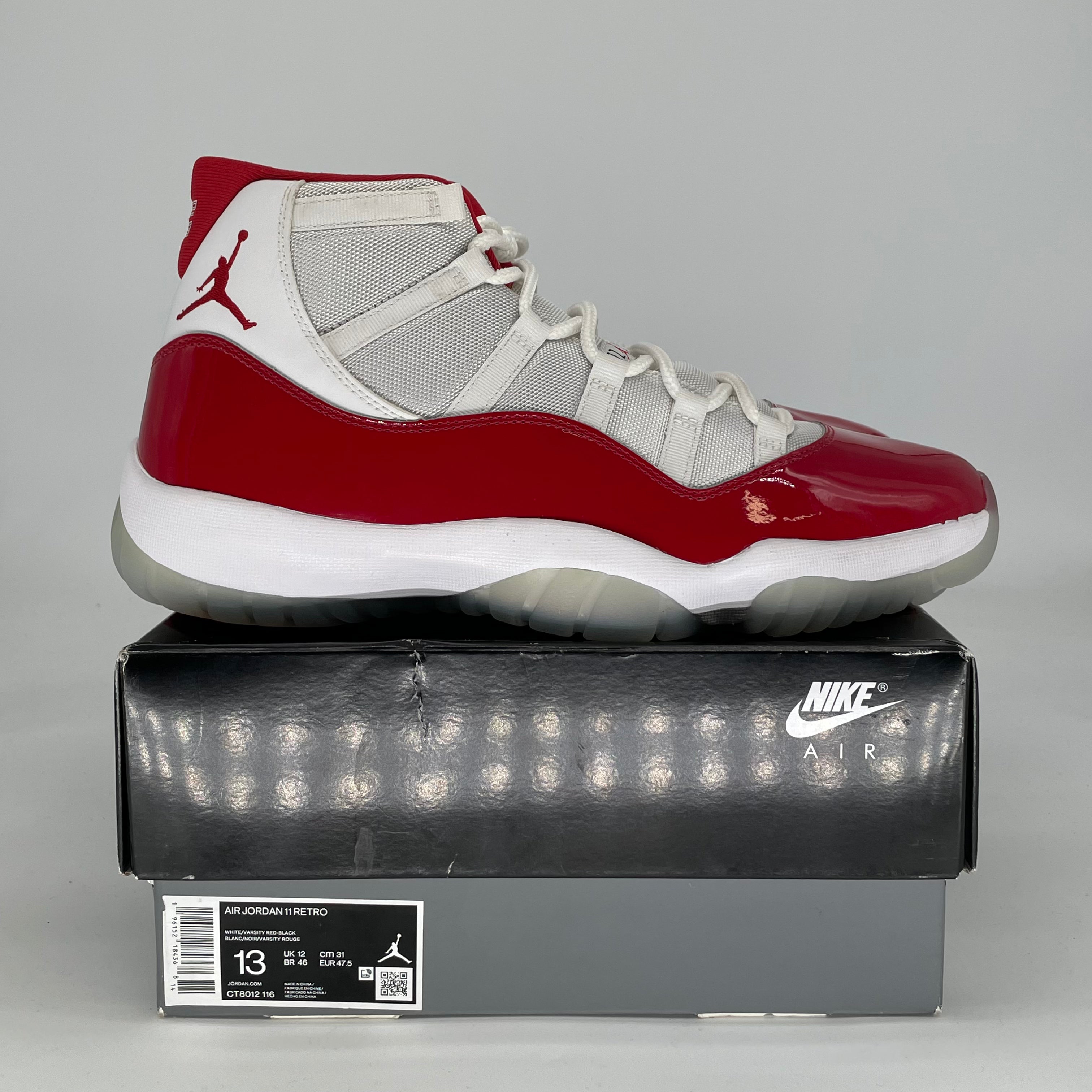 AIR JORDAN 11 CHERRY CT8012-116 SIZE 13/14.5W