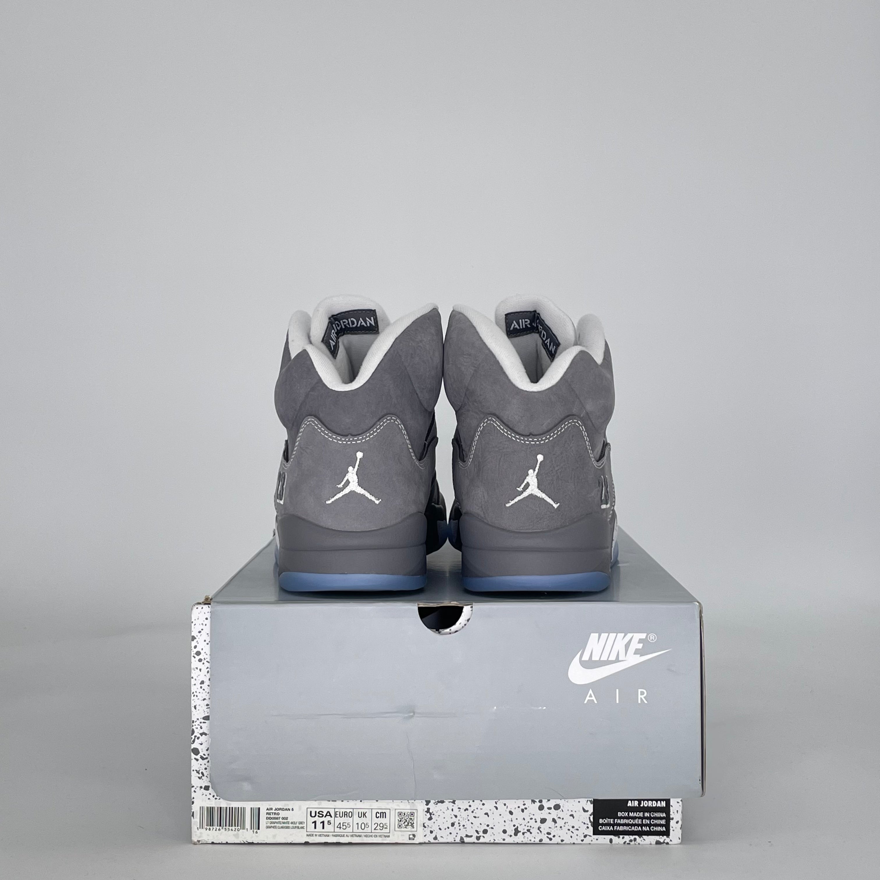 AIR JORDAN 5 WOLF GREY DD0587-002 SIZE 11.5/13W
