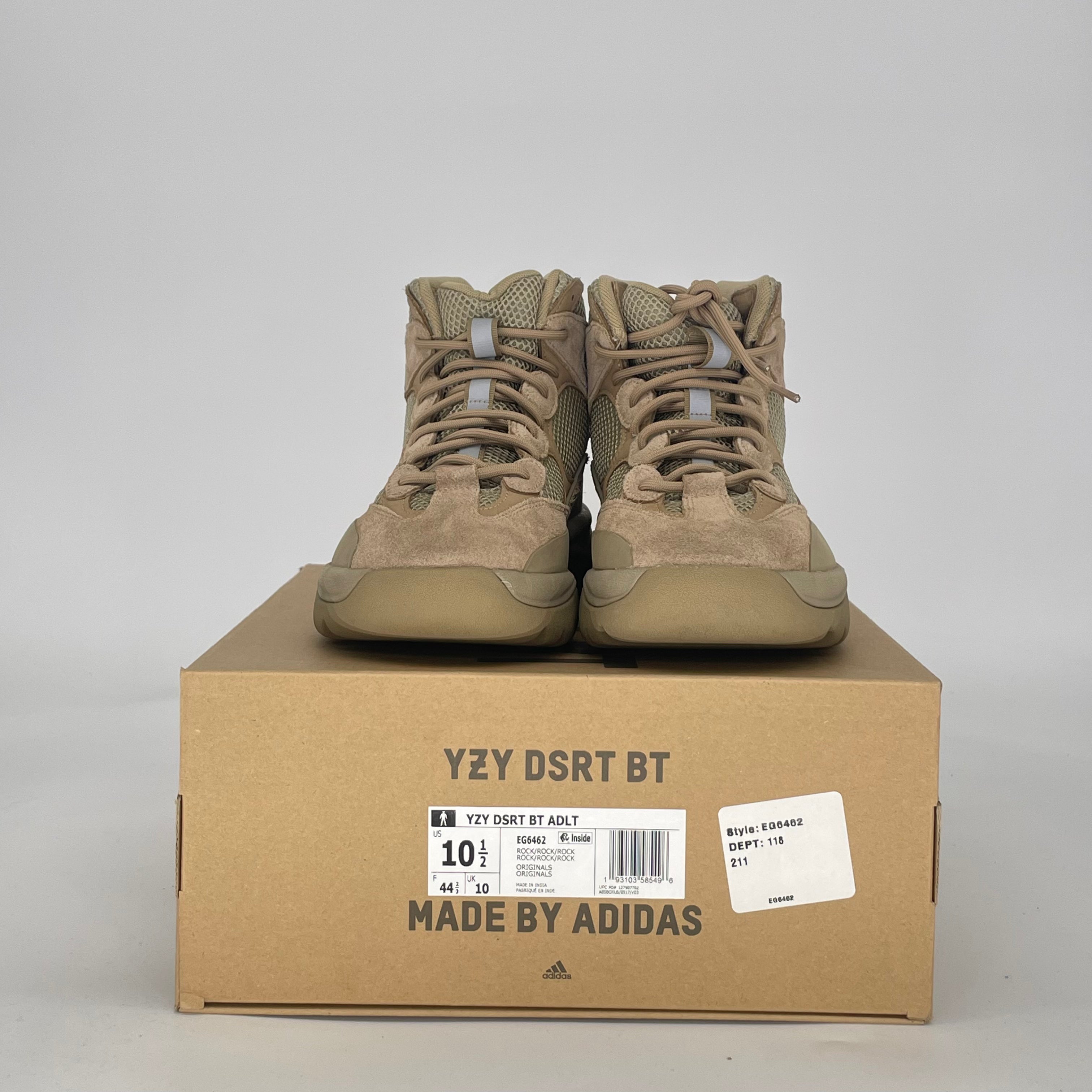ADIDAS YEEZY DESERT BOOT ROCK EG6462 SIZE 10.5/12W