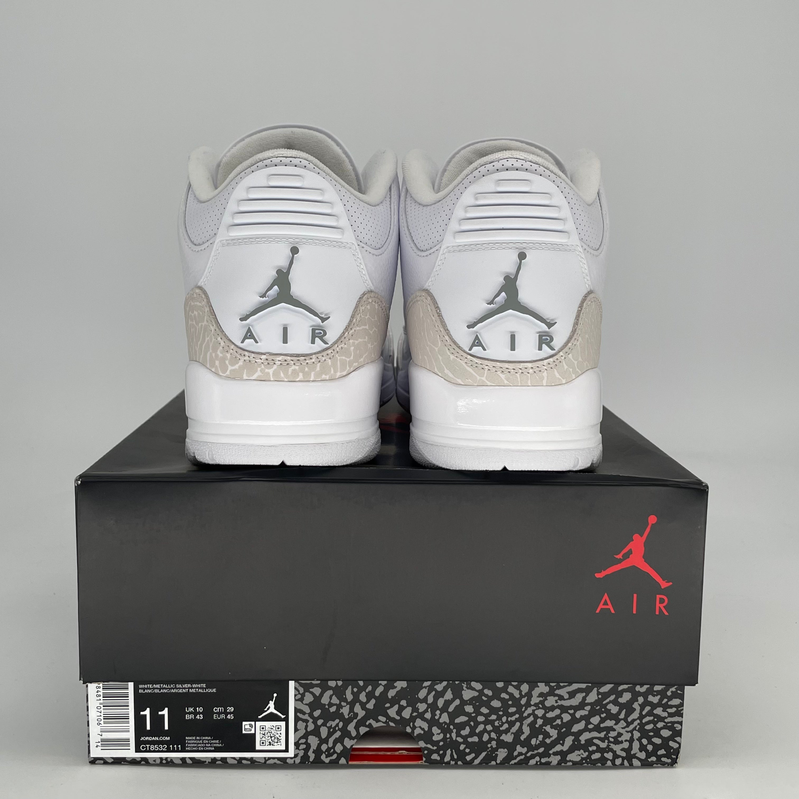AIR JORDAN 3 PURE MONEY CT8532-111 SIZE 11/12.5W