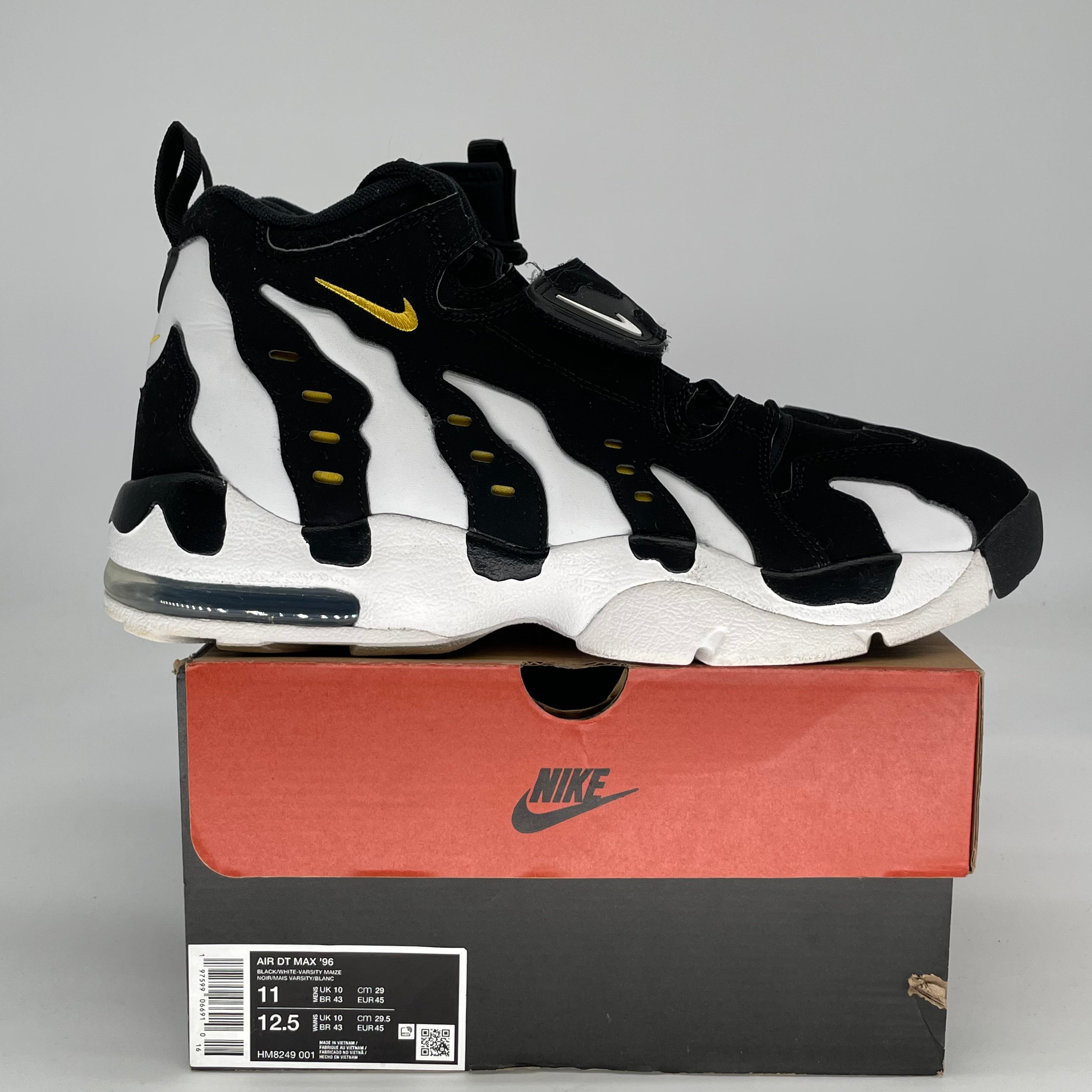 NIKE AIR DT MAX '96 BLACK WHITE HM8249-001 SIZE 11/12.5W
