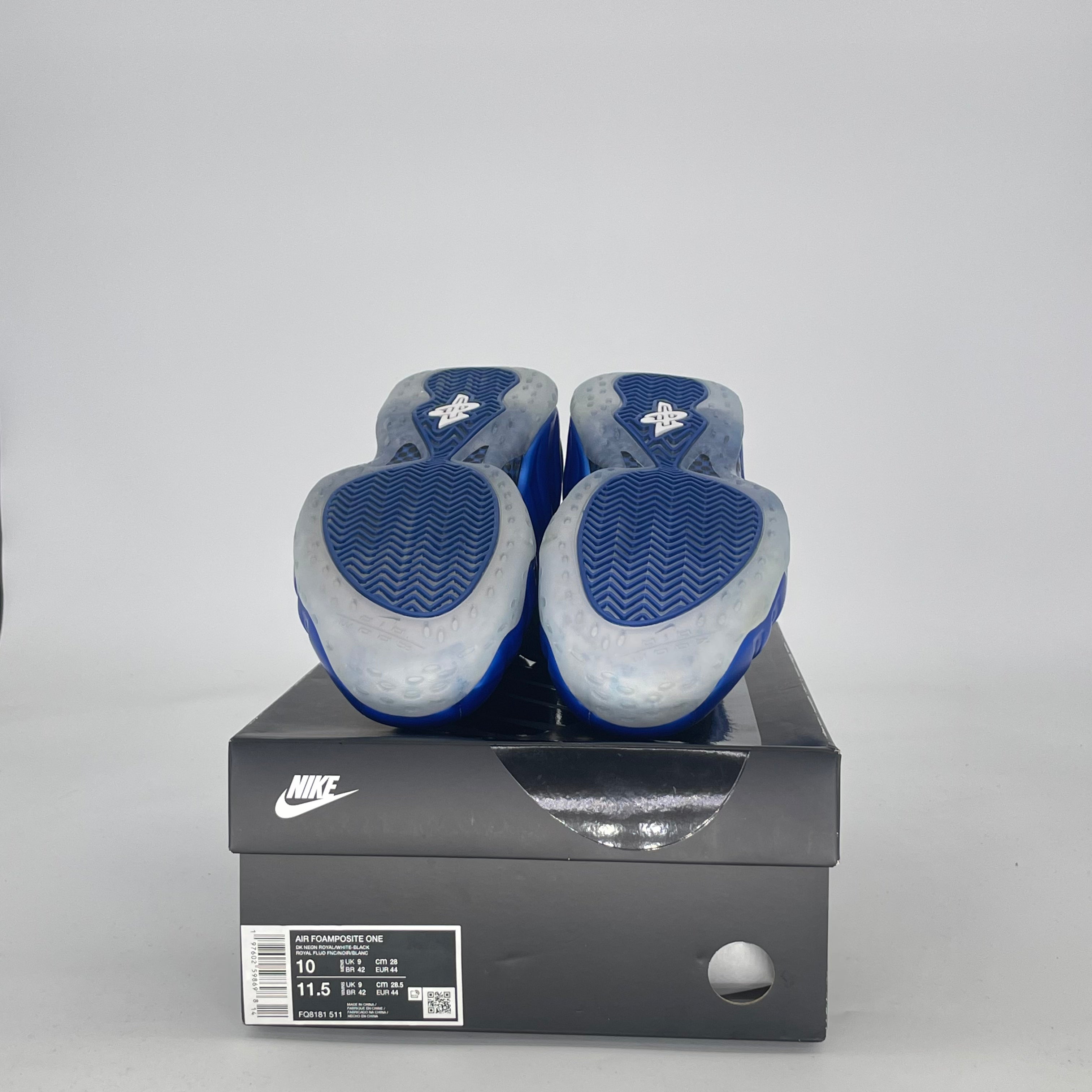 NIKE AIR FOAMPOSITE ONE INTERNATIONAL BLUE FQ8181-511 SIZE 10/11.5W