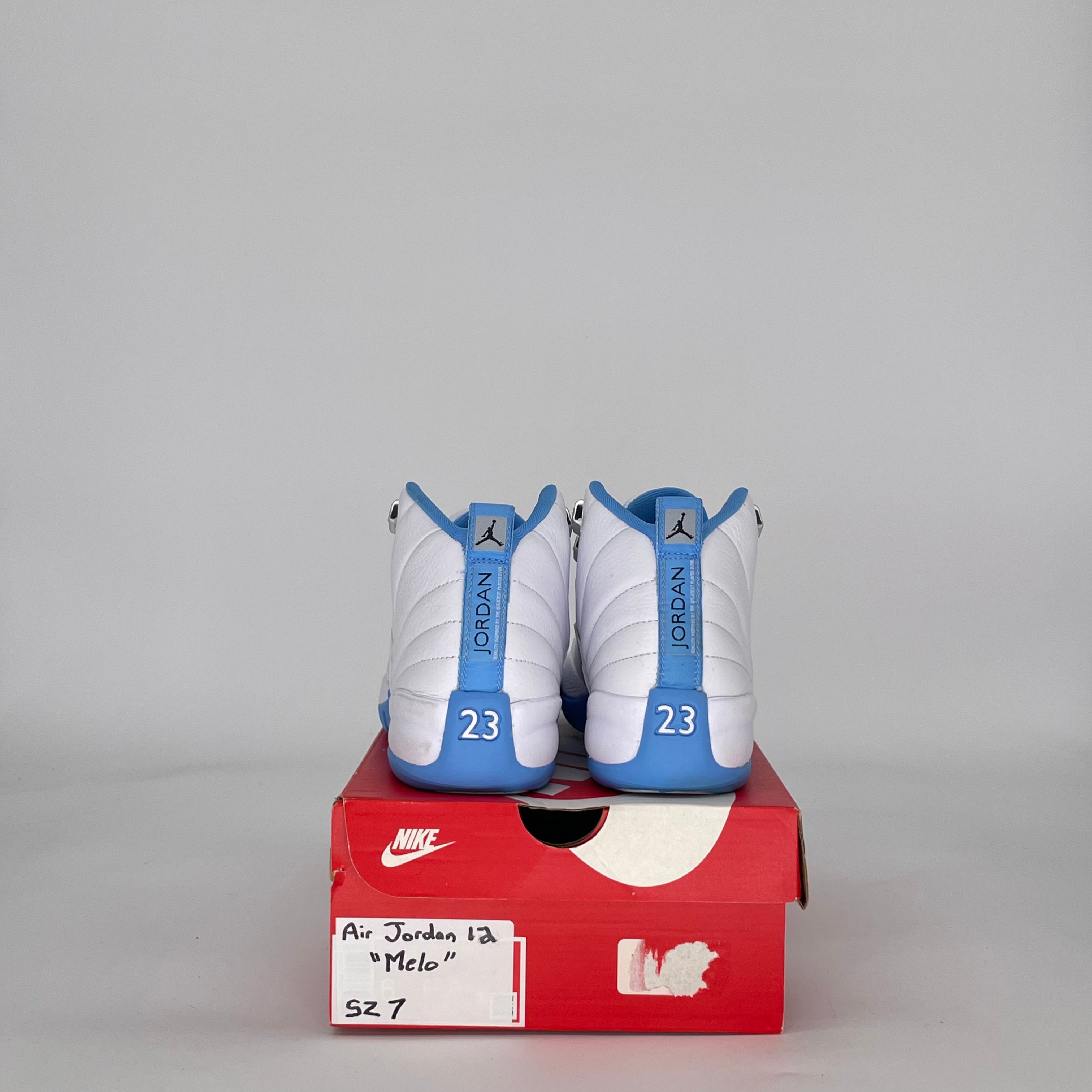 AIR JORDAN 12 MELO 153265-112 SIZE 7/8.5W GS