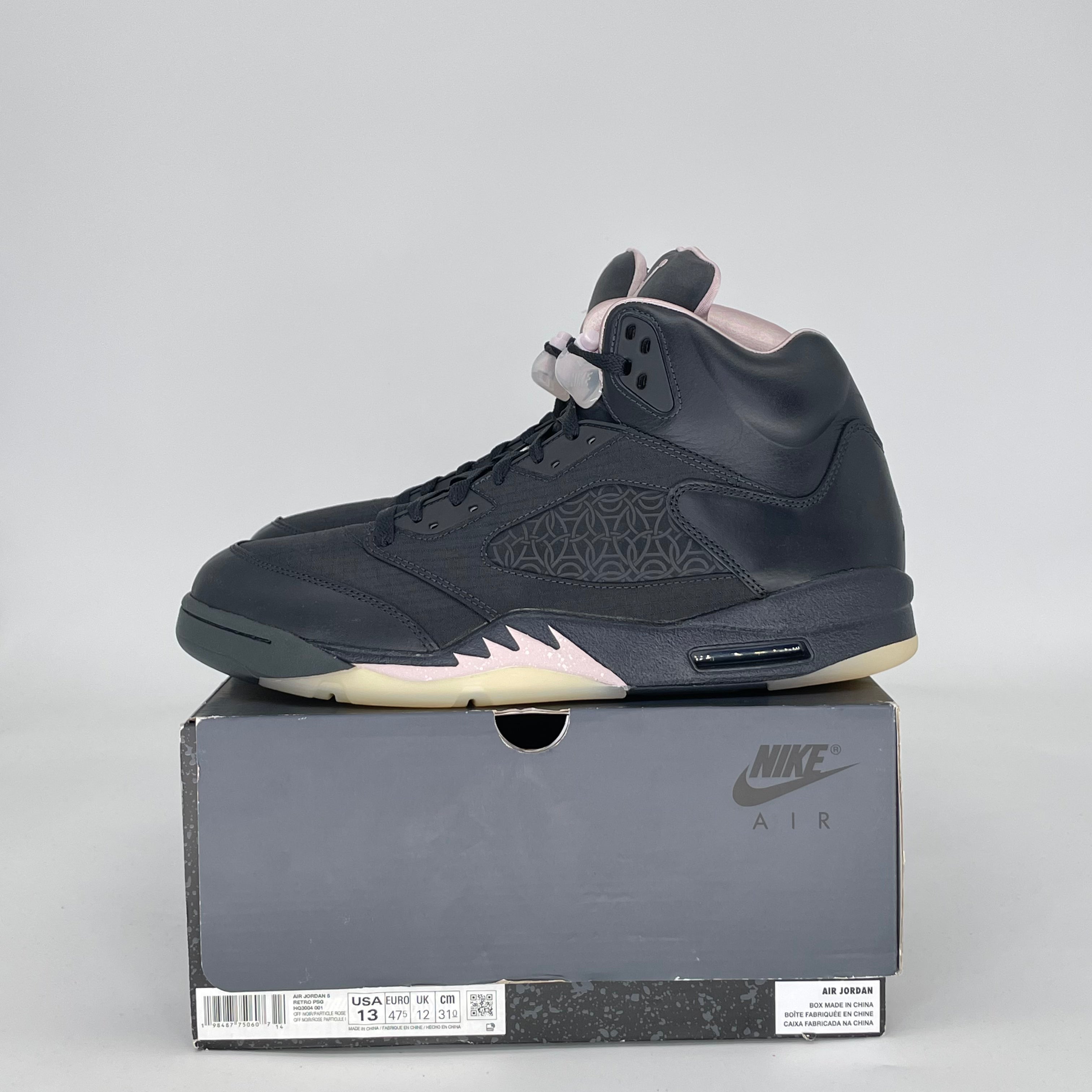AIR JORDAN 5 PSG OFF NOIR HQ3004-001 SIZE 13/14.5W