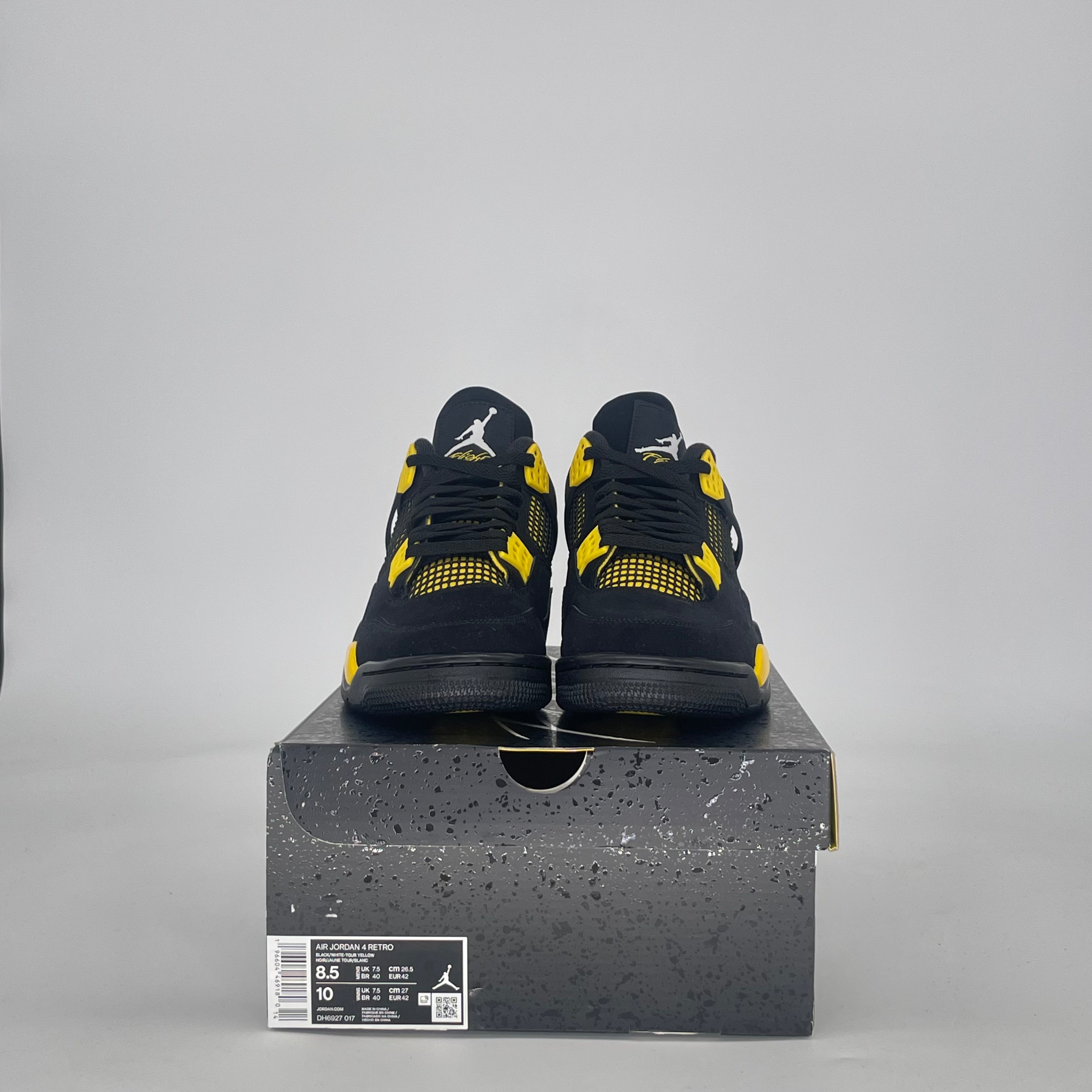 AIR JORDAN 4 THUNDER DH6927-017 SIZE 8.5/10W