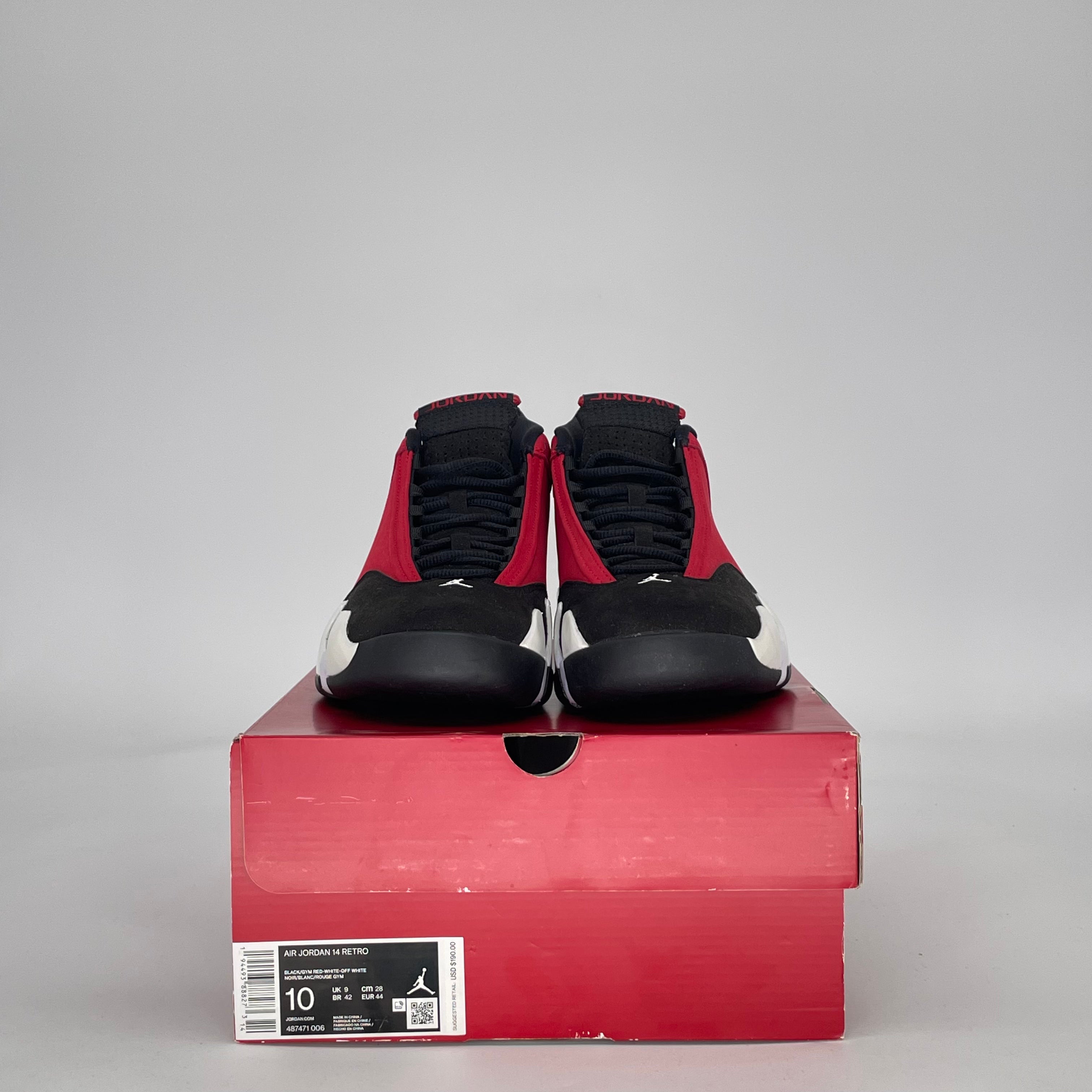 AIR JORDAN 14 GYM RED TORO 487471-006 SIZE 10/11.5W