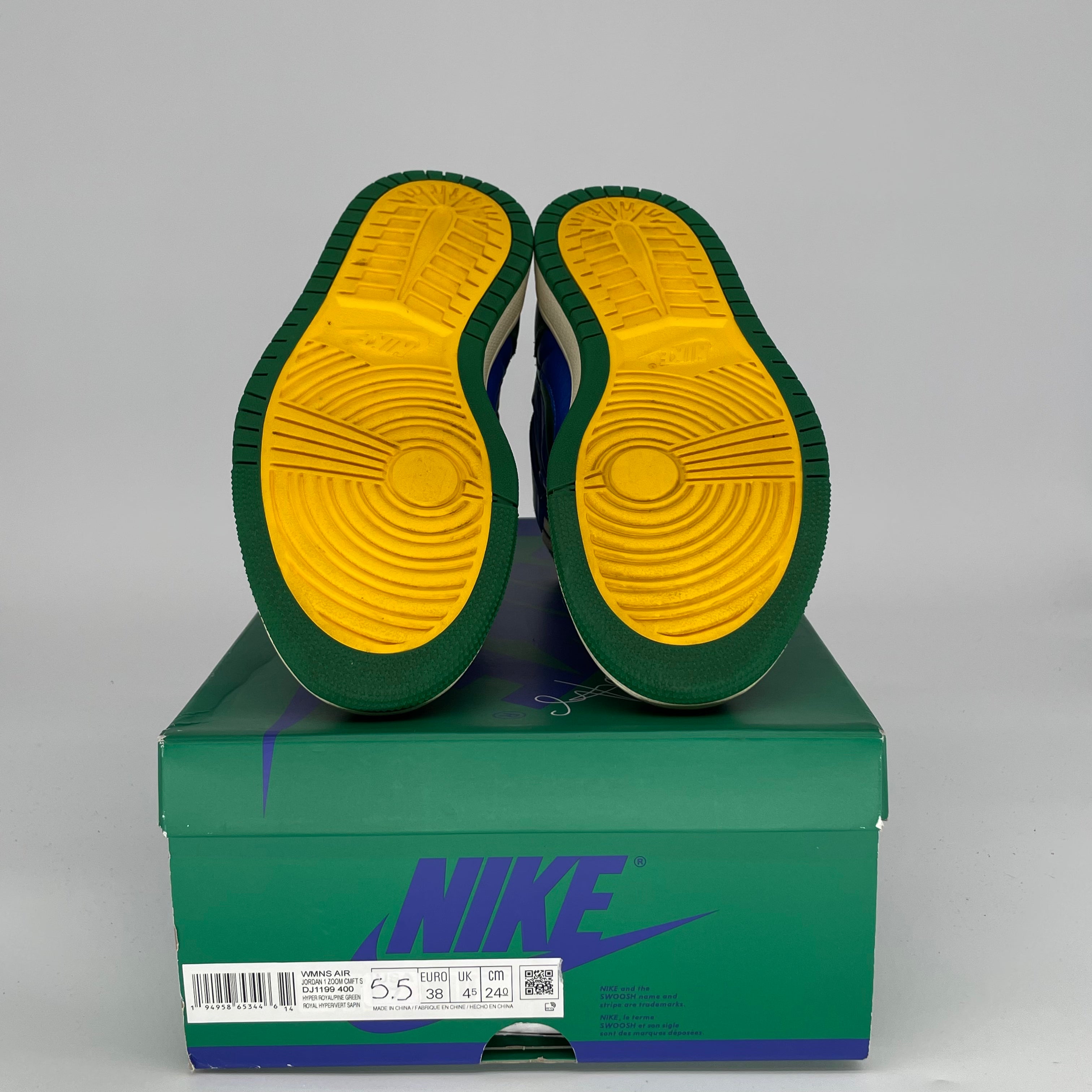 AIR JORDAN 1 ZOOM AIR CMFT ALEALI MAY CALIFIA DJ1199-400 SIZE 5.5/7W