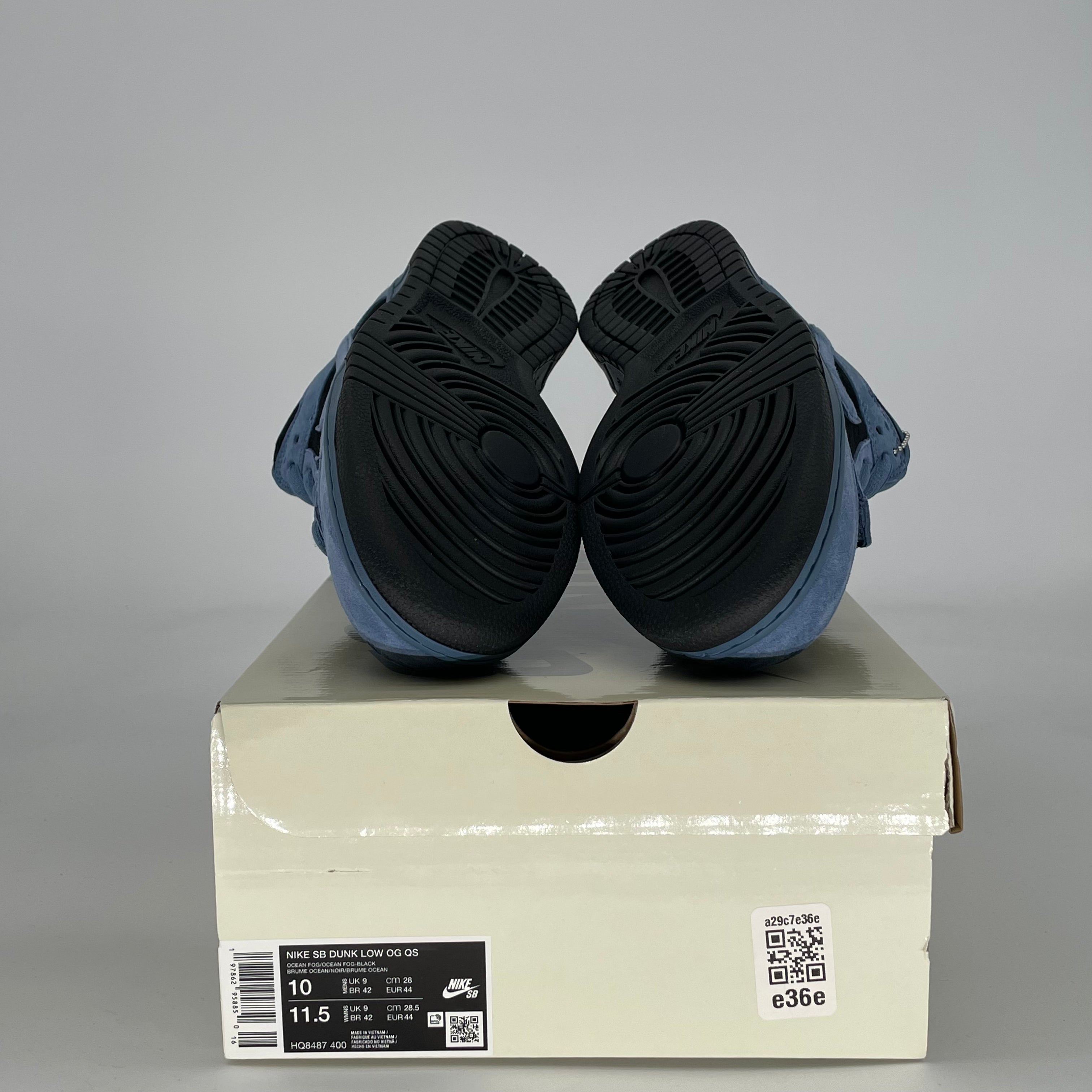 NIKE SB DUNK LOW SUPREME 94 OCEAN FOG HQ8487-400 SIZE 10/11.5W