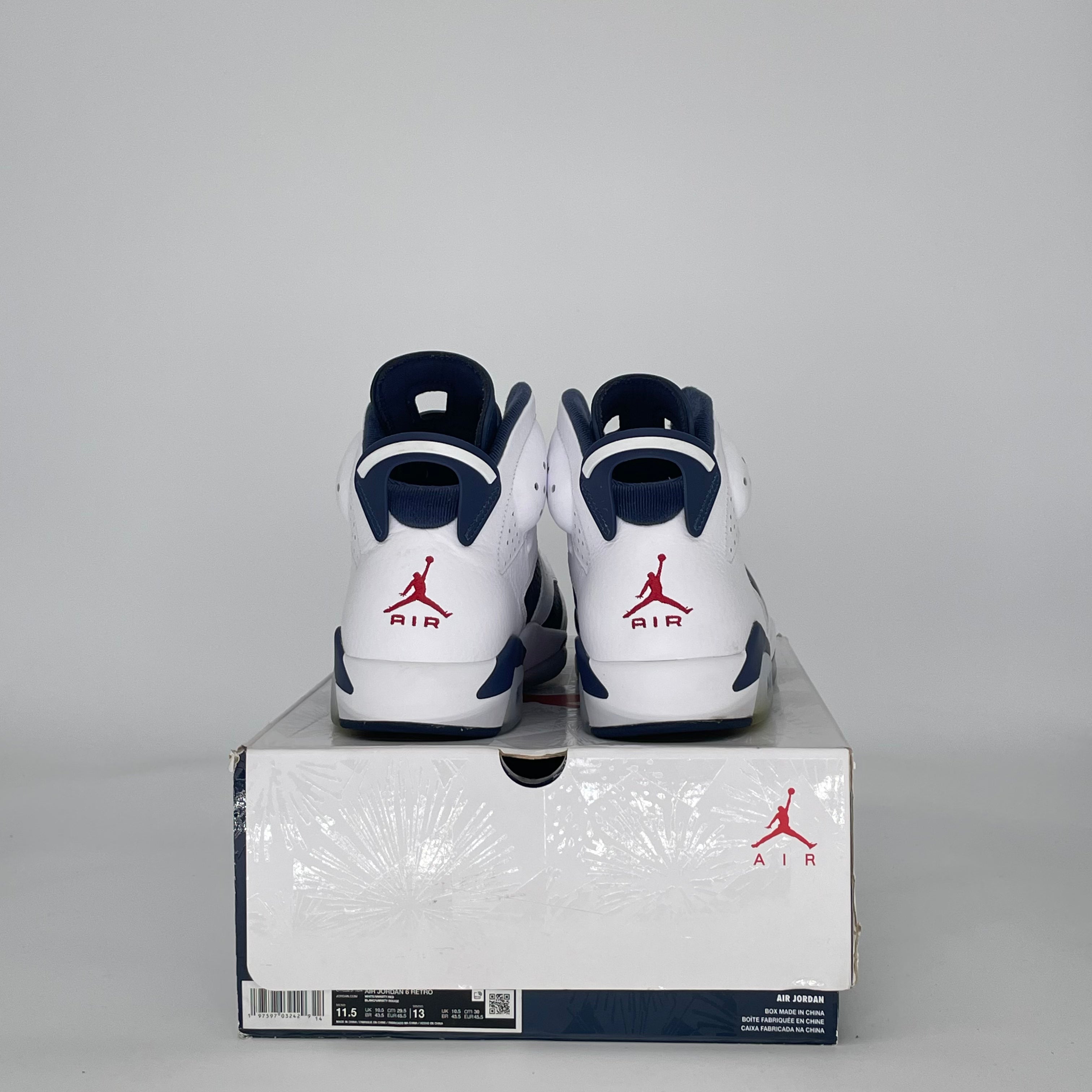 AIR JORDAN 6 OLYMPIC CT8529-164 SIZE 11.5/13W