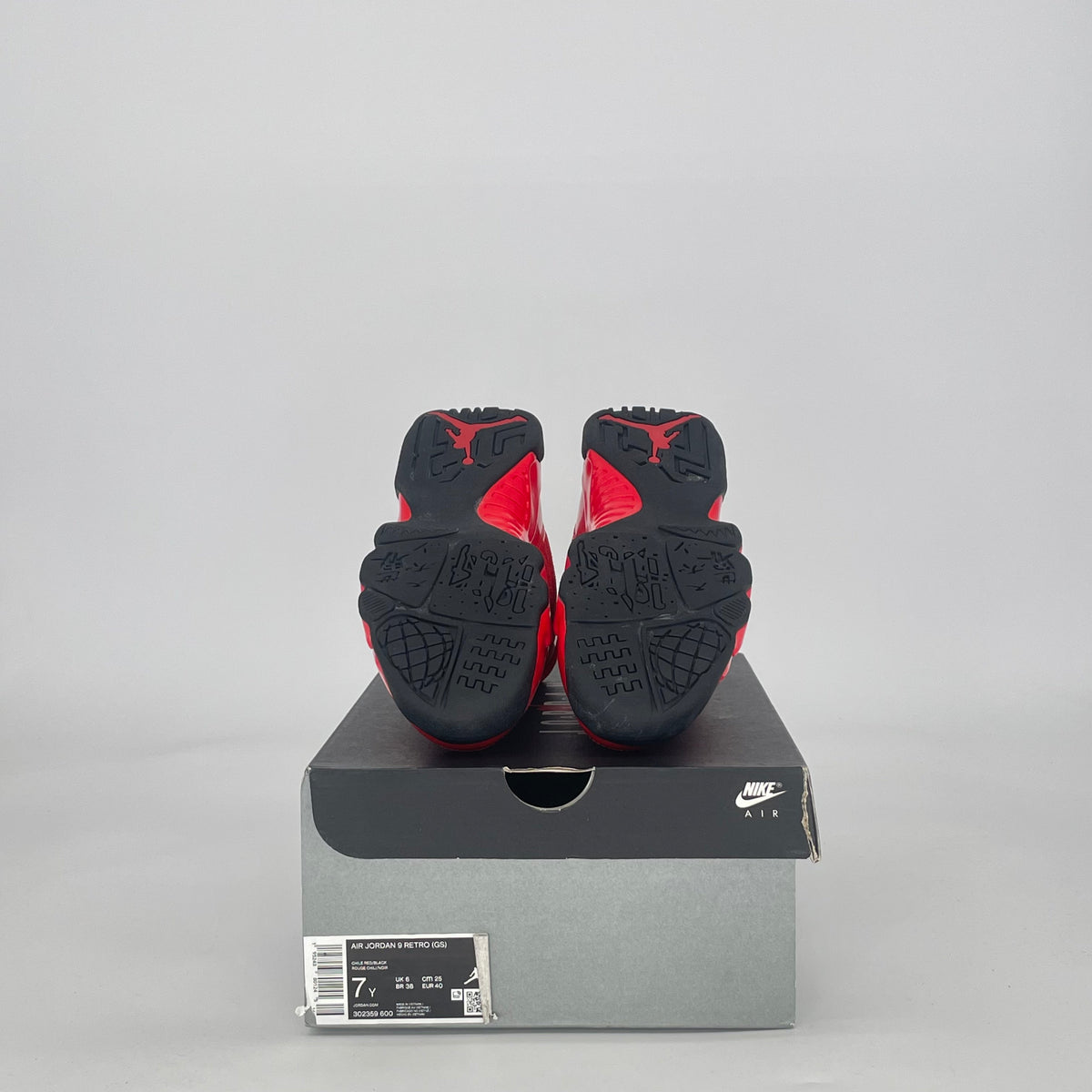 Jordan 9 Retro Chile Red (GS)