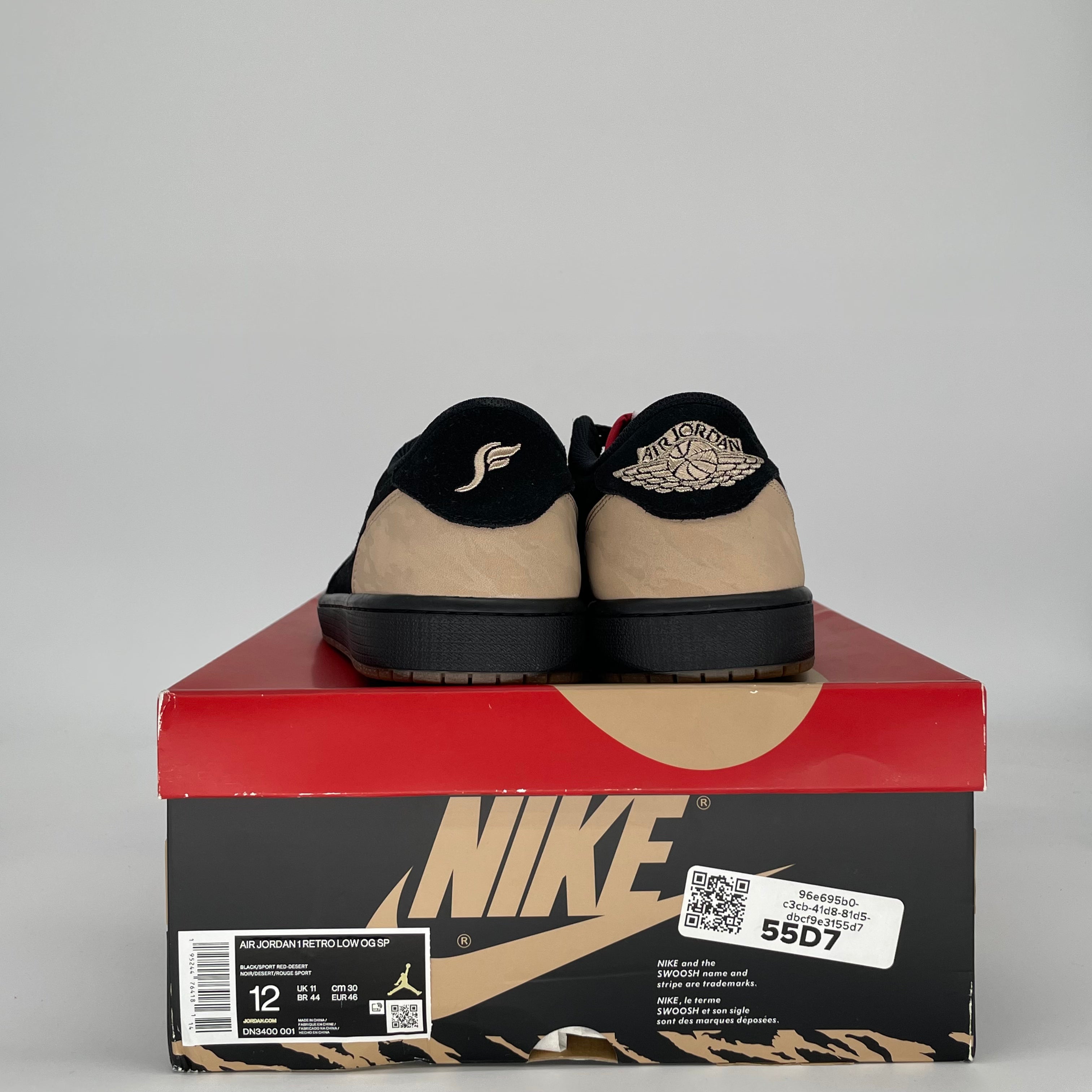 AIR JORDAN 1 LOW SOLEFLY DN3400-001 SIZE 12/13.5W