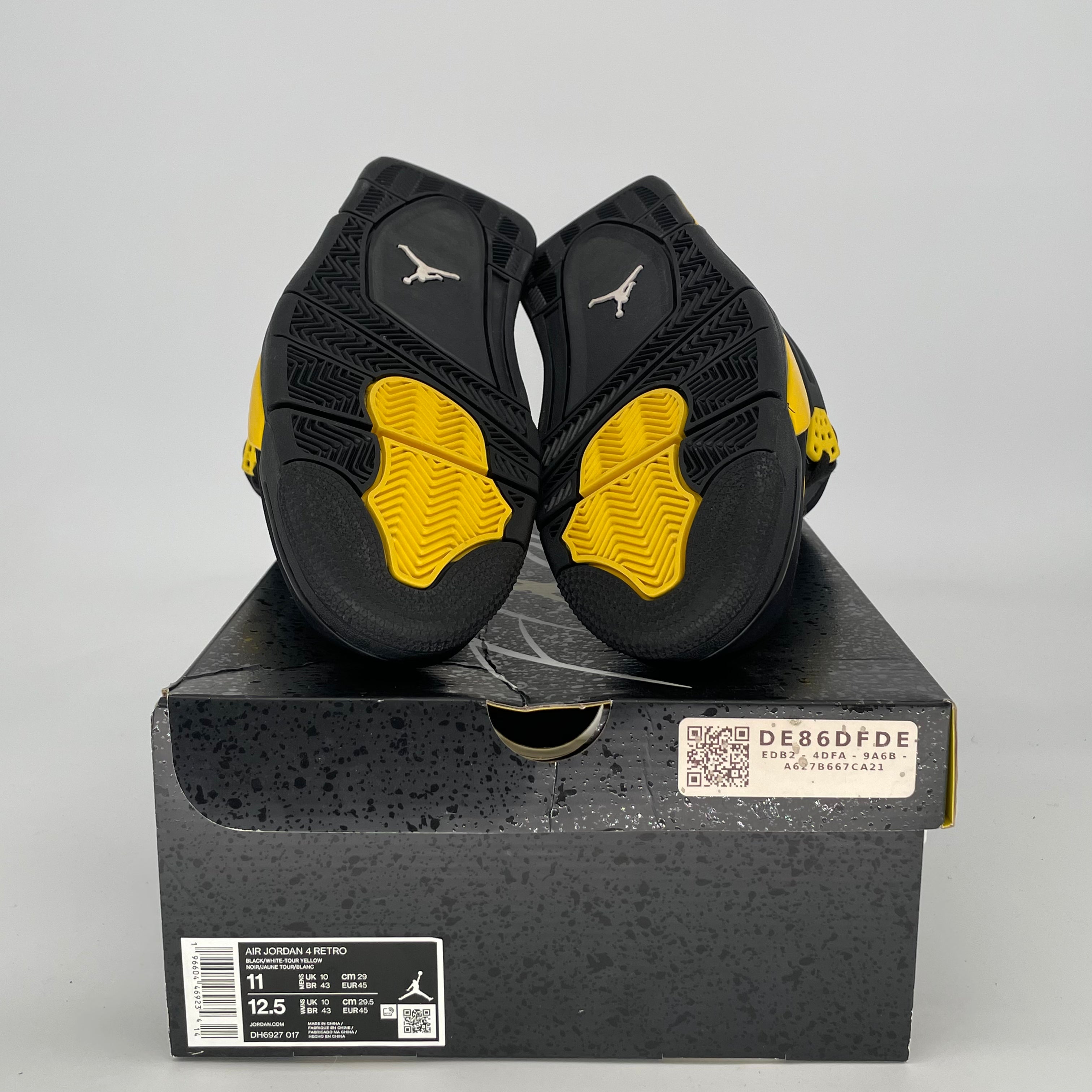 AIR JORDAN 4 THUNDER DH6927-017 SIZE 11/12.5W