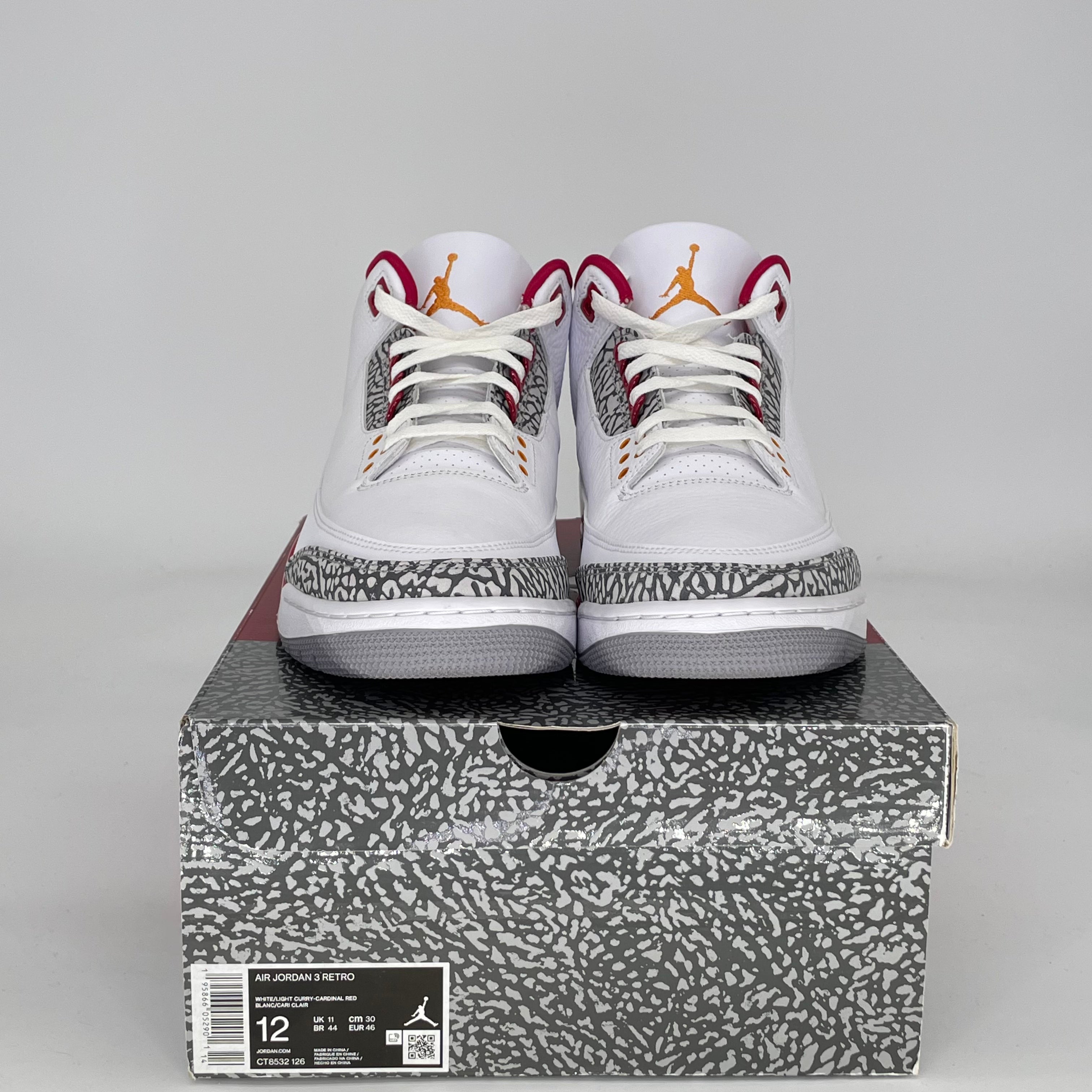 PRE-OWNED WITH OG BOX!! Air Jordan 3 Retro “Cardinal Red” Jordan Brand × Nike Air Jordan 3 Retro “Cardinal Red” | Grailed main image 4