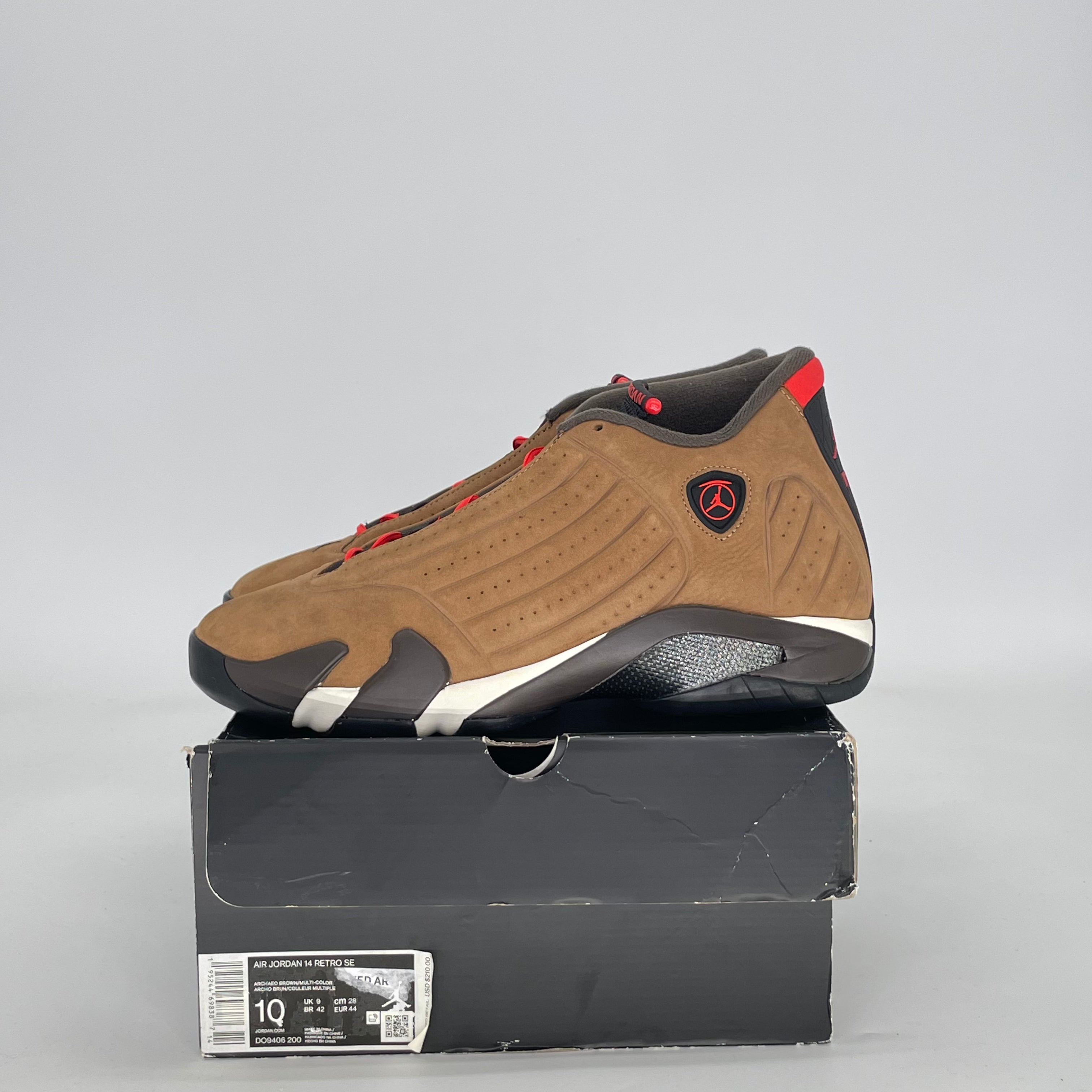 AIR JORDAN 14 WINTERED ARCHAEO BROWN DO9406-200 SIZE 10/11.5W