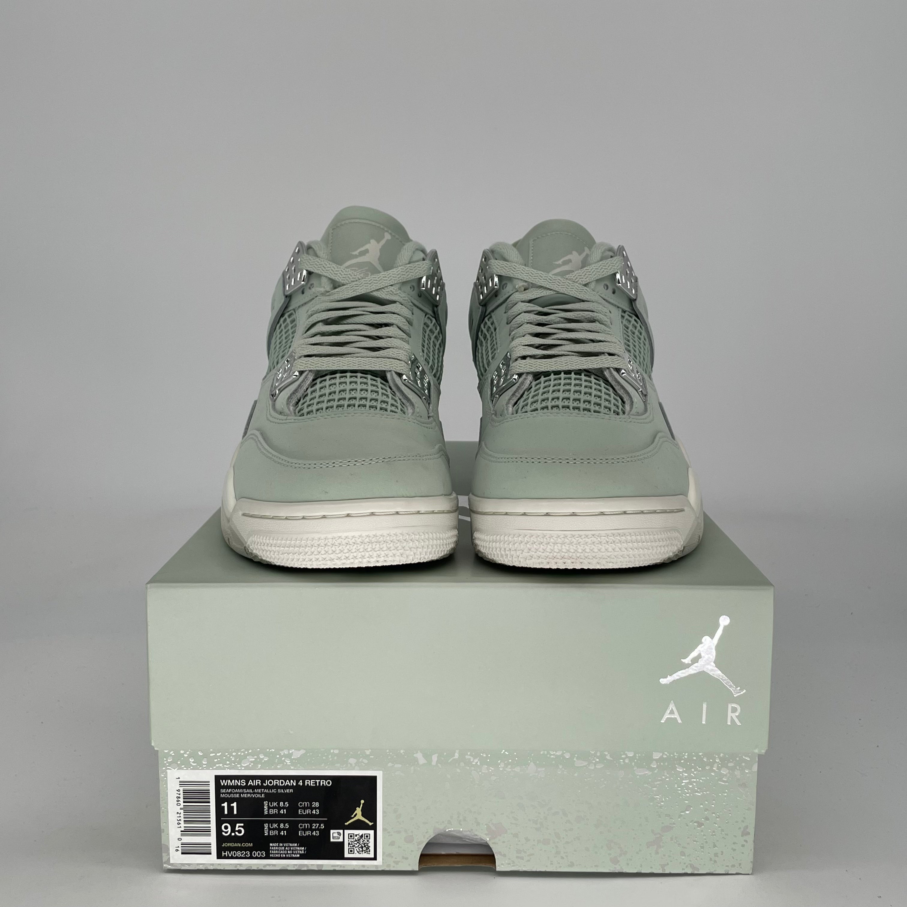 AIR JORDAN 4 SEAFOAM SAIL W HV0823-003 SIZE 9.5/11W