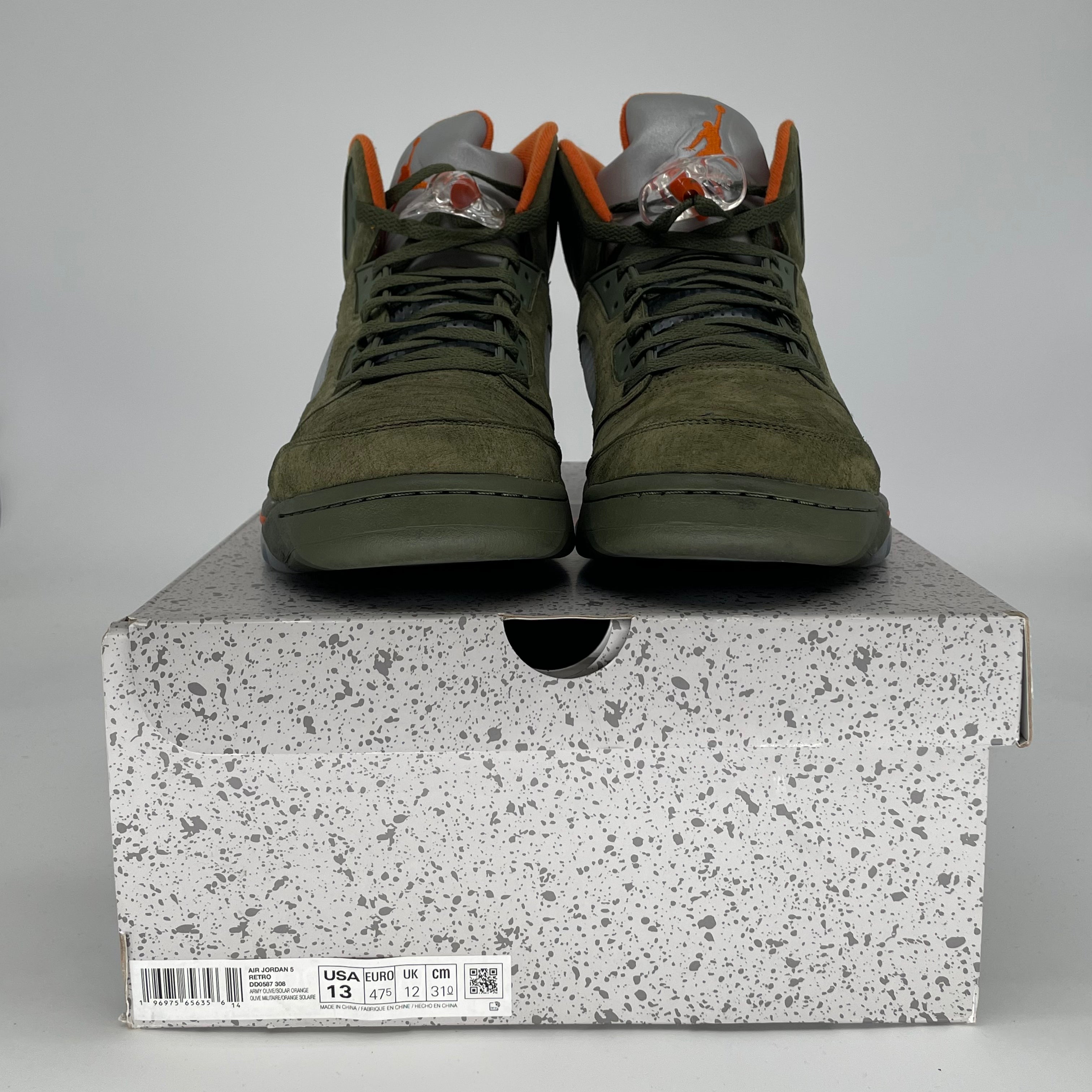 AIR JORDAN 5 OLIVE DD0587-308 SIZE 13/14.5W