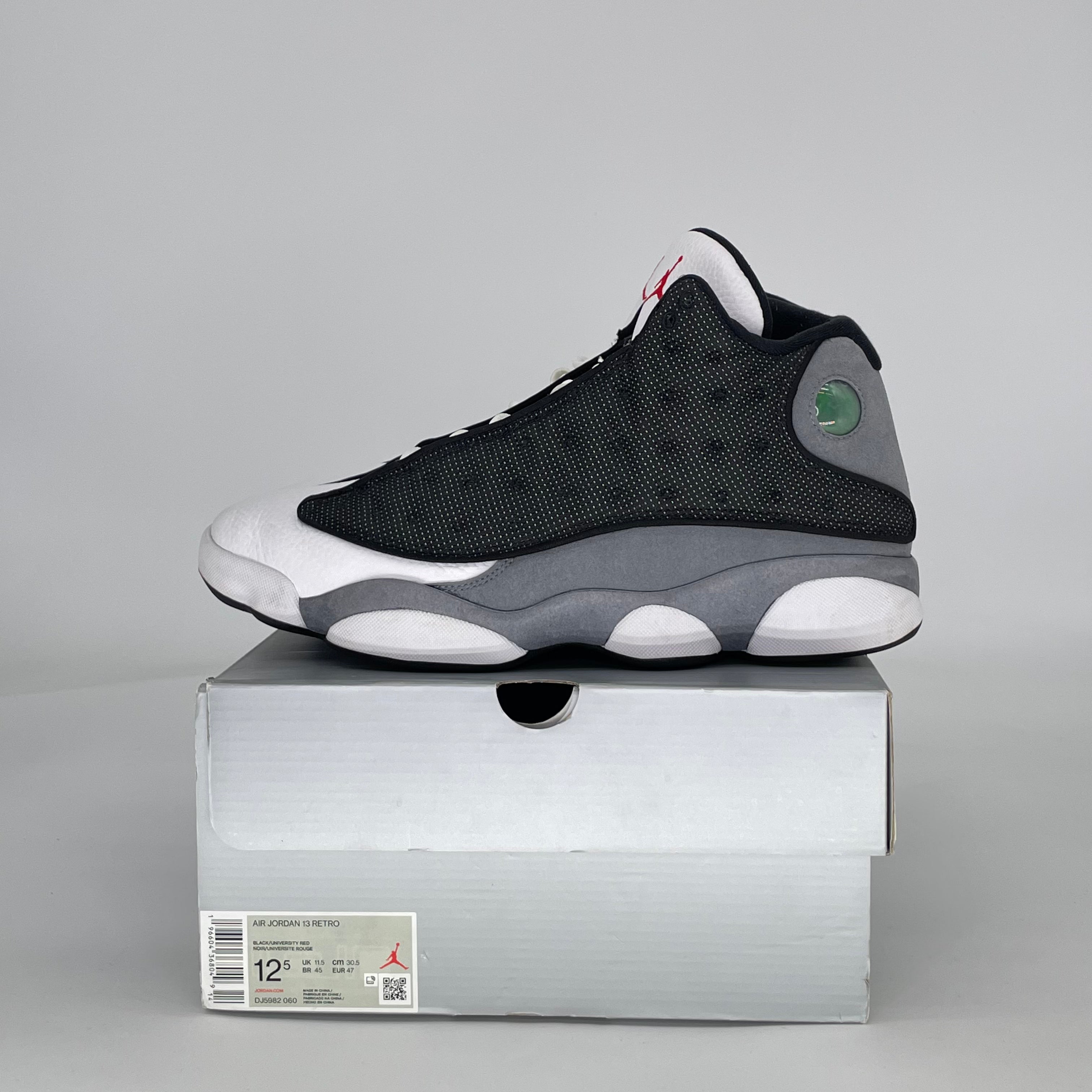 AIR JORDAN 13 BLACK FLINT DJ5982-060 SIZE 12.5/14W