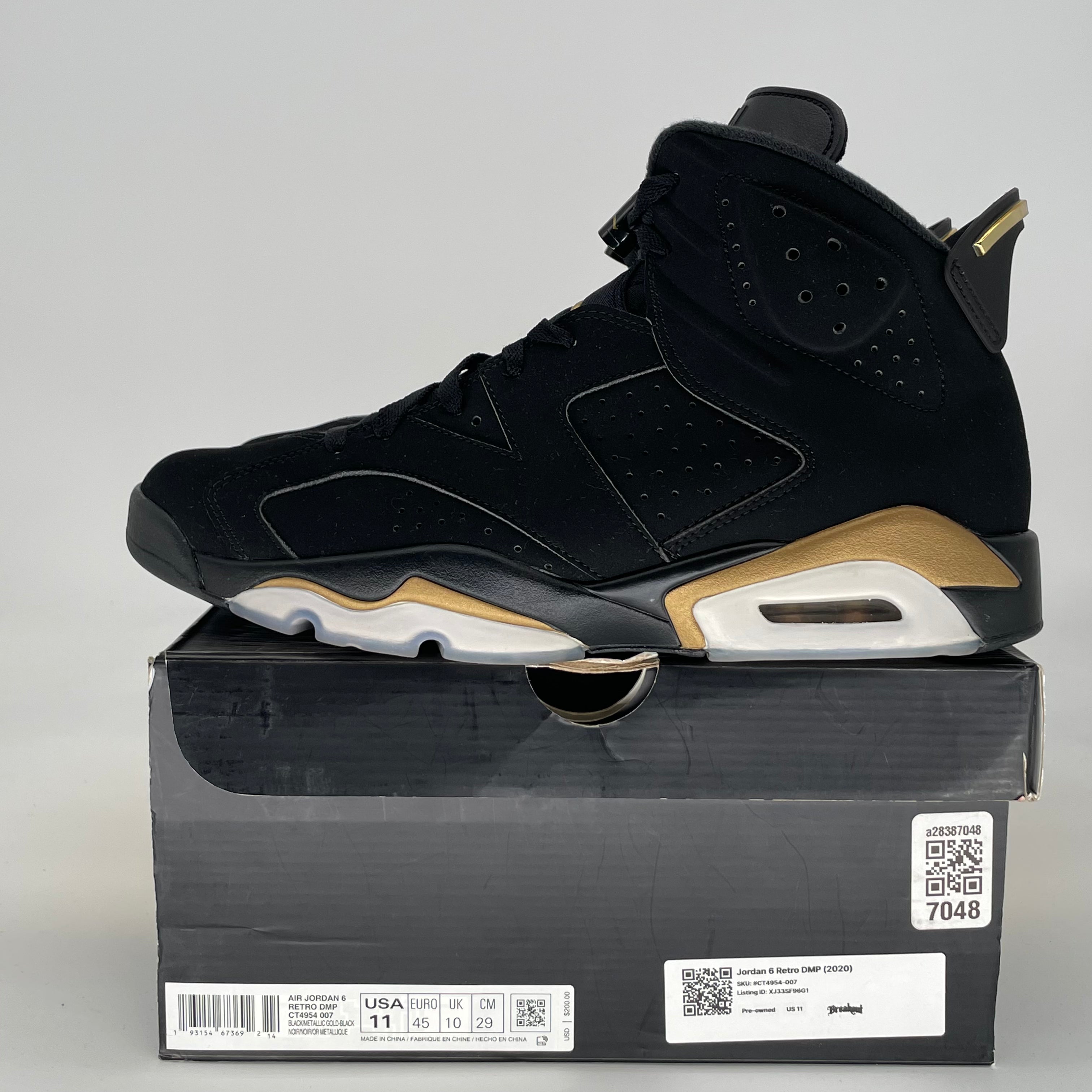 AIR JORDAN 6 DMP CT4954-007 SIZE 11/12.5W