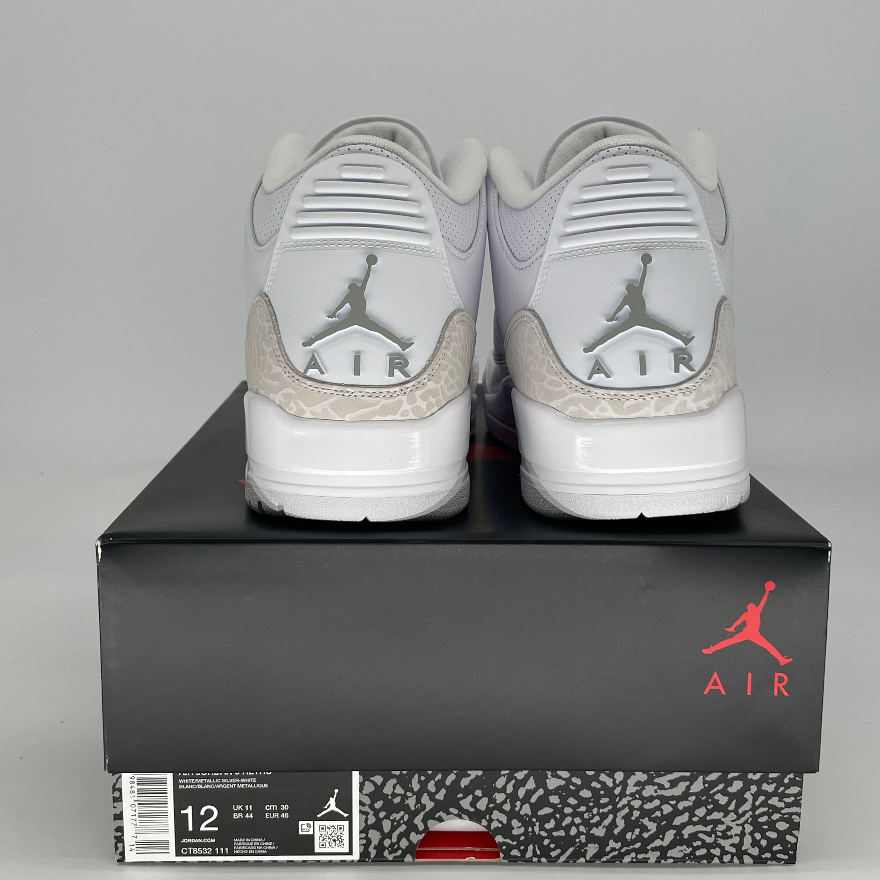 AIR JORDAN 3 PURE MONEY CT8532-111 SIZE 12/13.5W