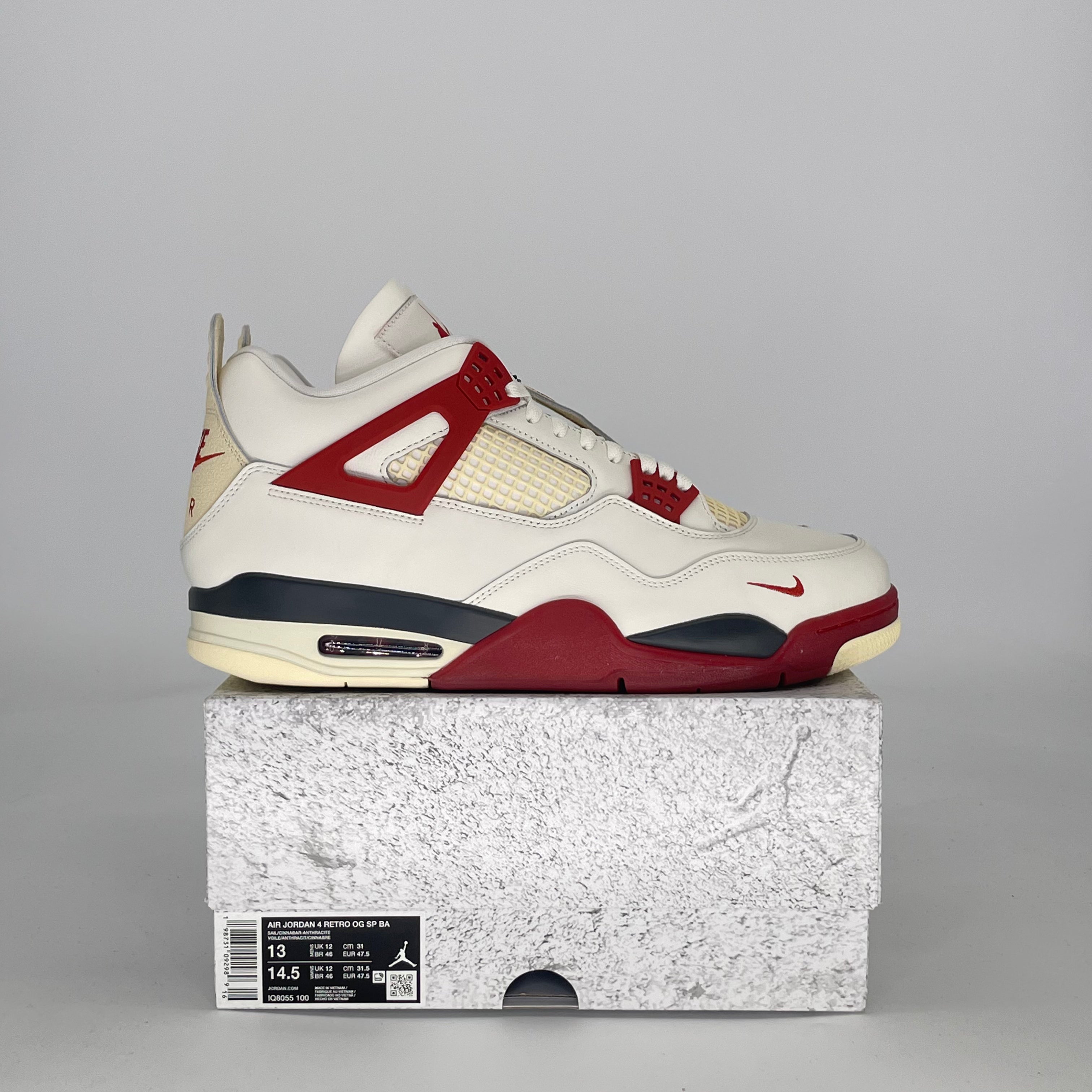 AIR JORDAN 4 NIGEL SYLVESTER BRICK AFTER BRICK IQ8055-100 SIZE 13/14.5W