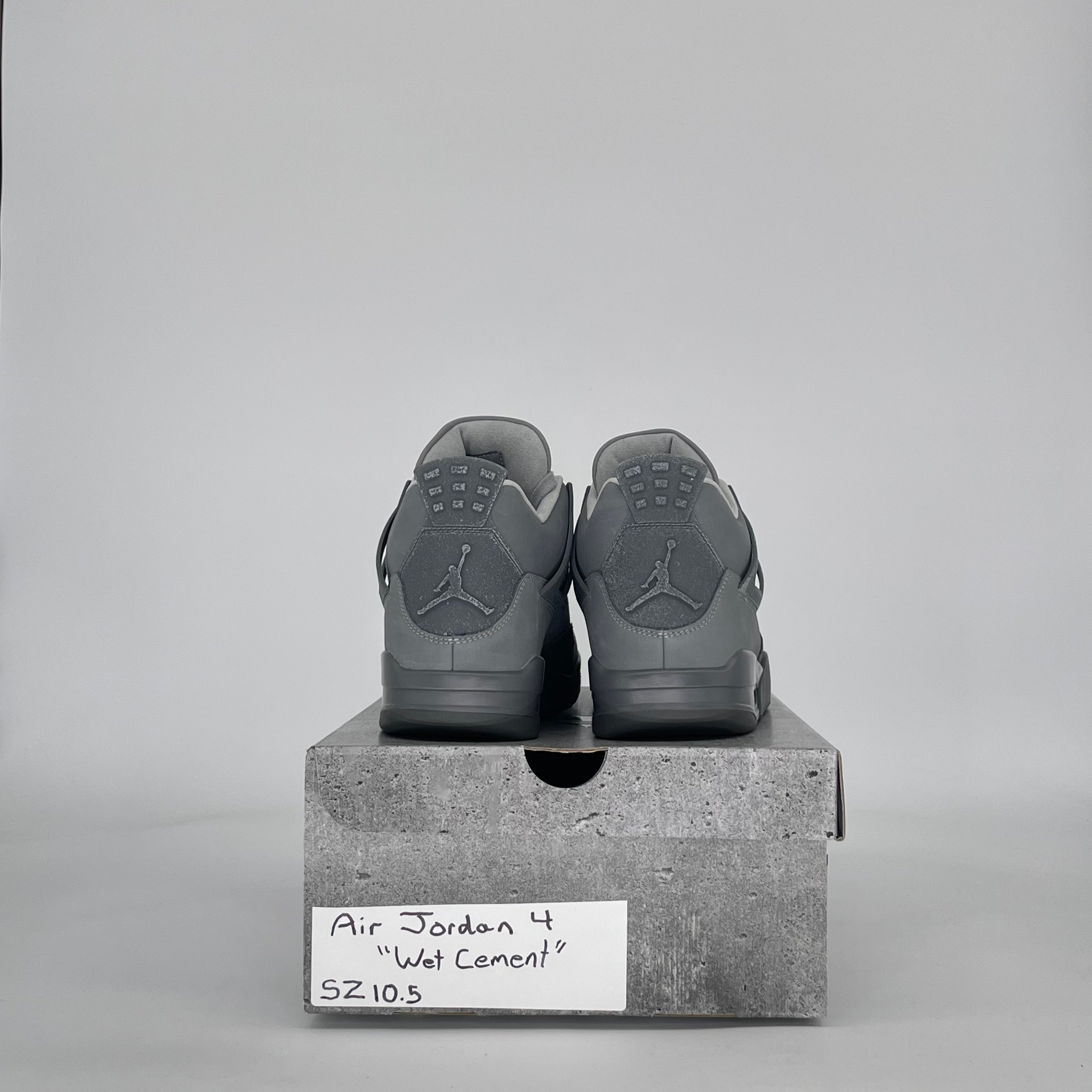 AIR JORDAN 4 PARIS OLYMPICS WET CEMENT FQ7928-001 SIZE 10.5/12W