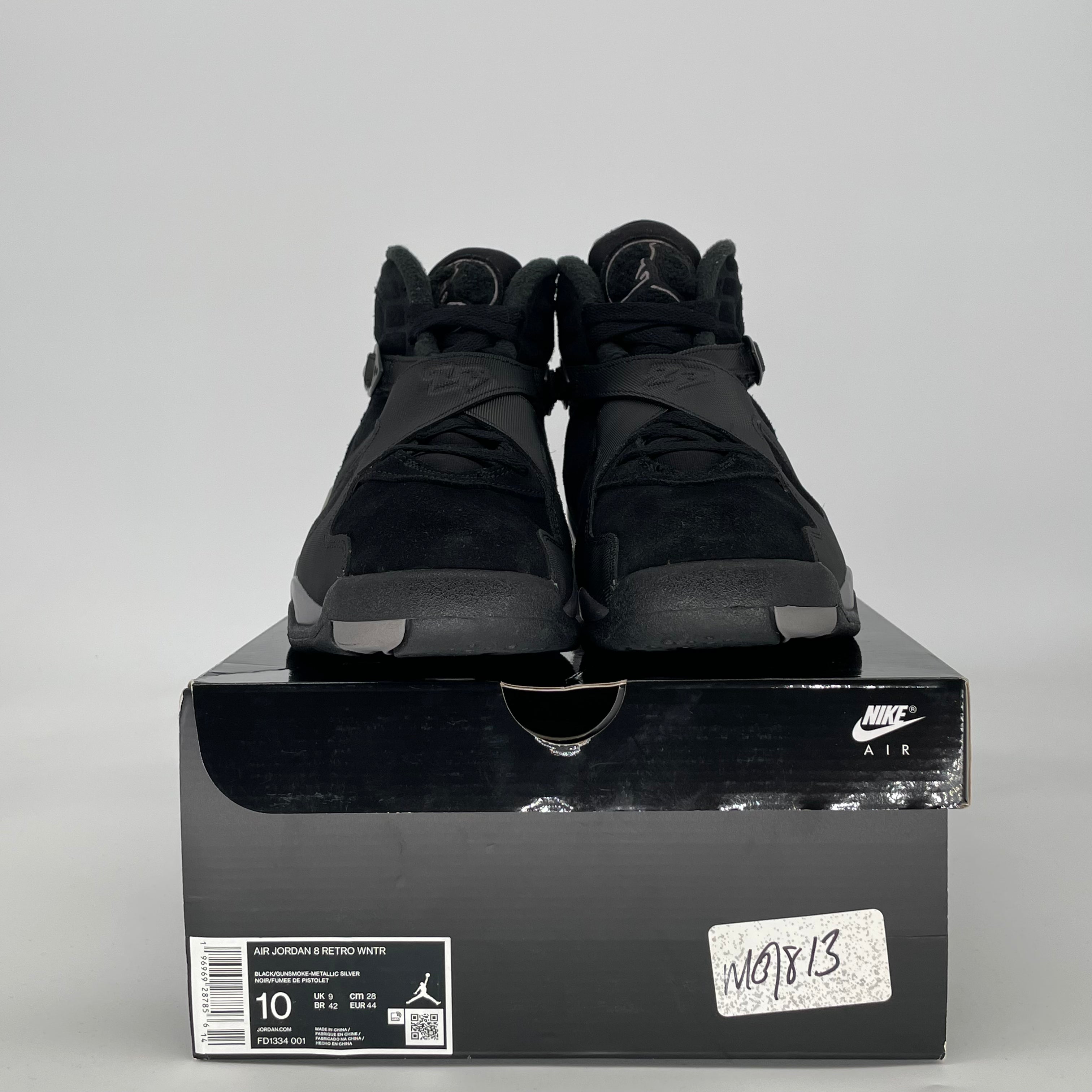 AIR JORDAN 8 WINTERIZED GUNSMOKE FD1334-001 SIZE 10/11.5W