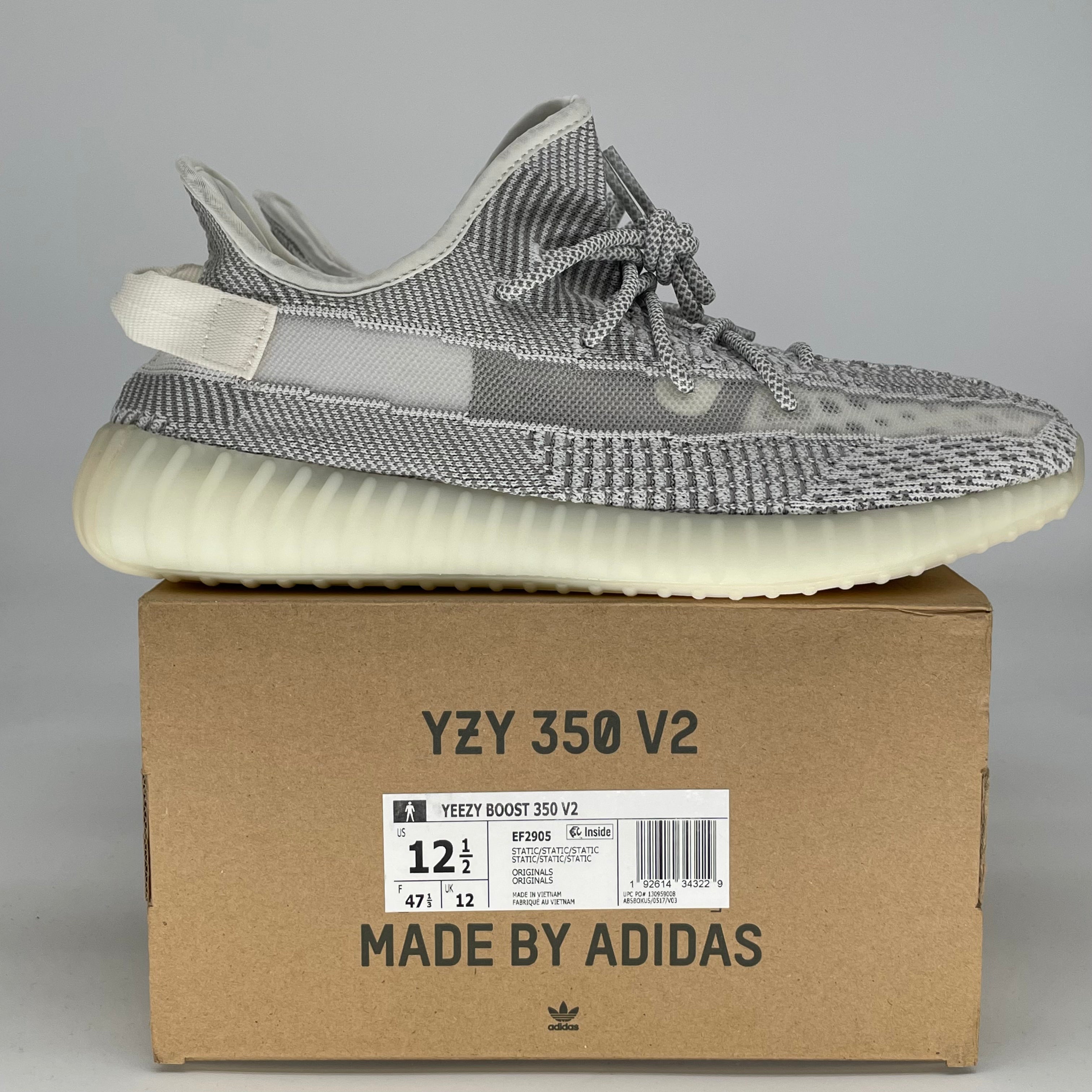 ADIDAS YEEZY 350 V2 STATIC (NON-REFLECTIVE) EF2905 SIZE 12.5/14W