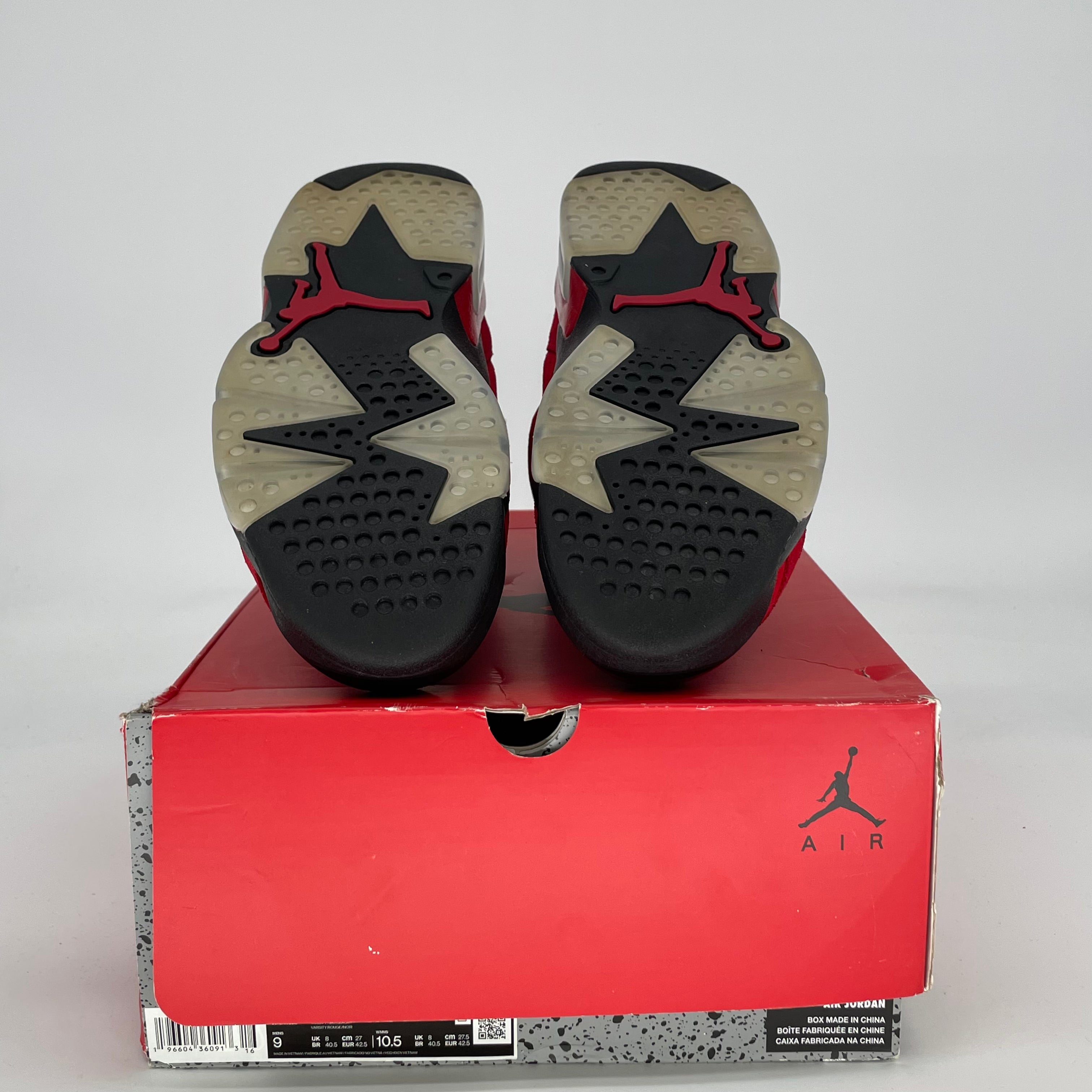 AIR JORDAN 6 TORO BRAVO CT8529-600 SIZE 9/10.5W