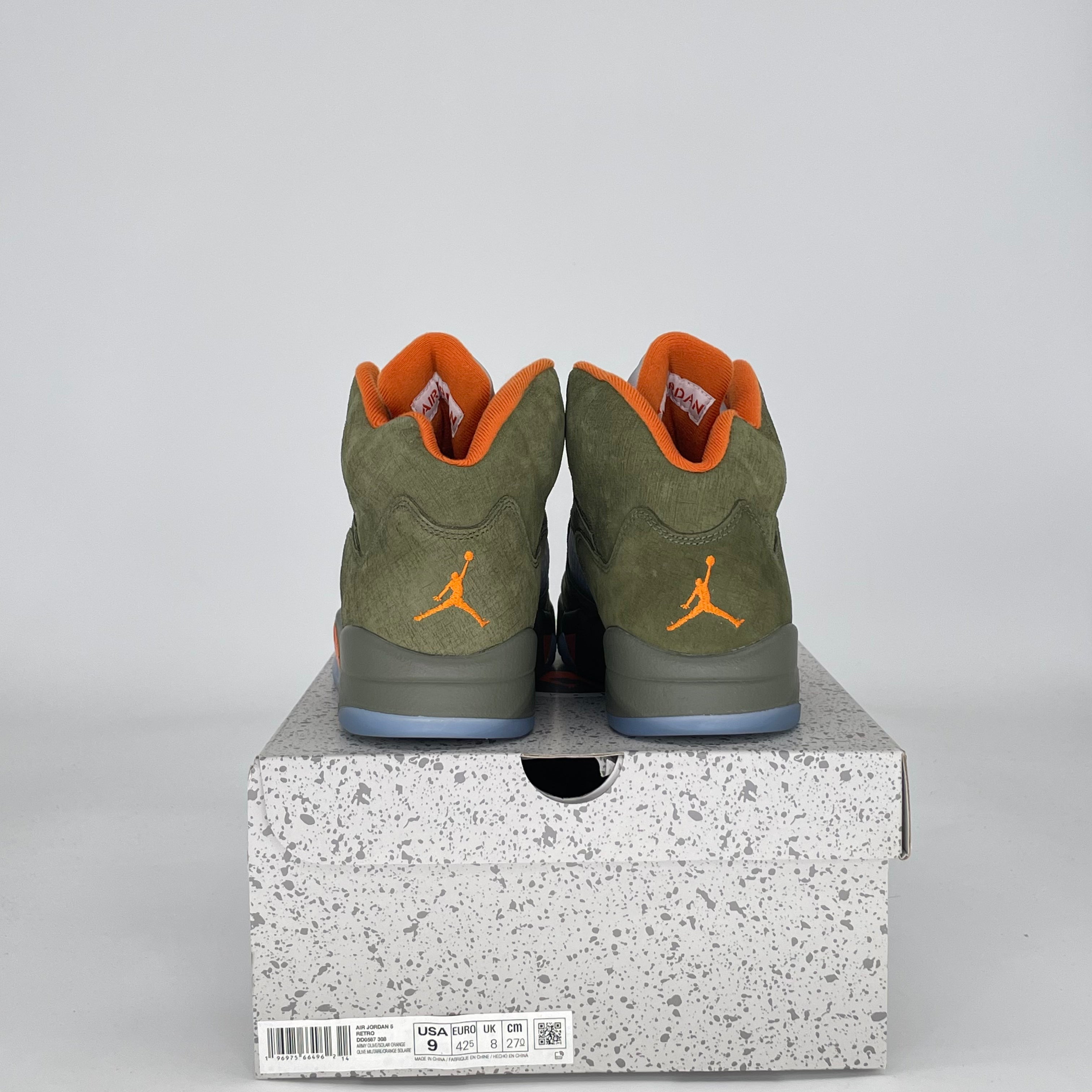 AIR JORDAN 5 OLIVE (2024) DD0587-308 SIZE 9/10.5W