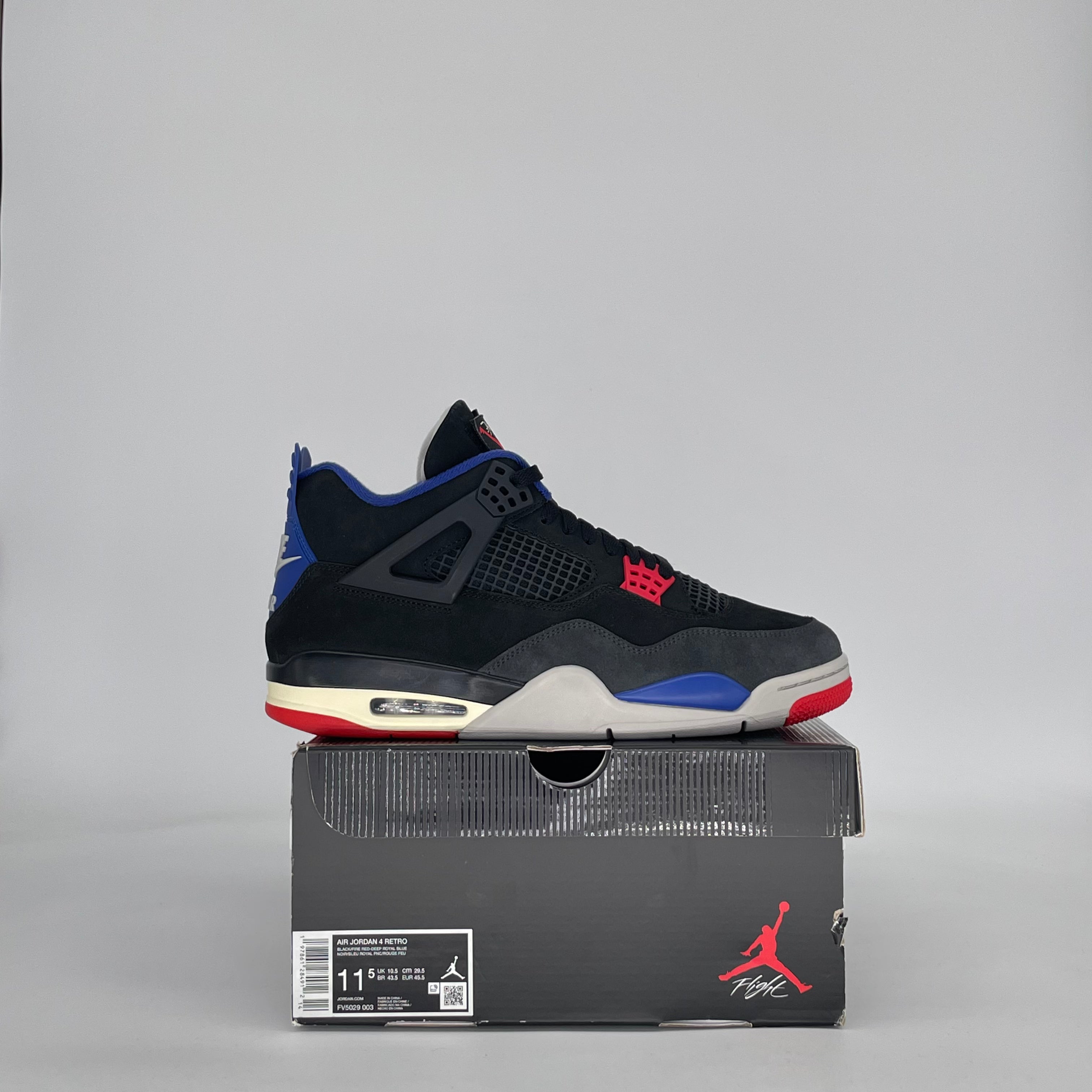 AIR JORDAN 4 RARE AIR (WHITE LETTERING) FV5029-003 SIZE 11.5/13W