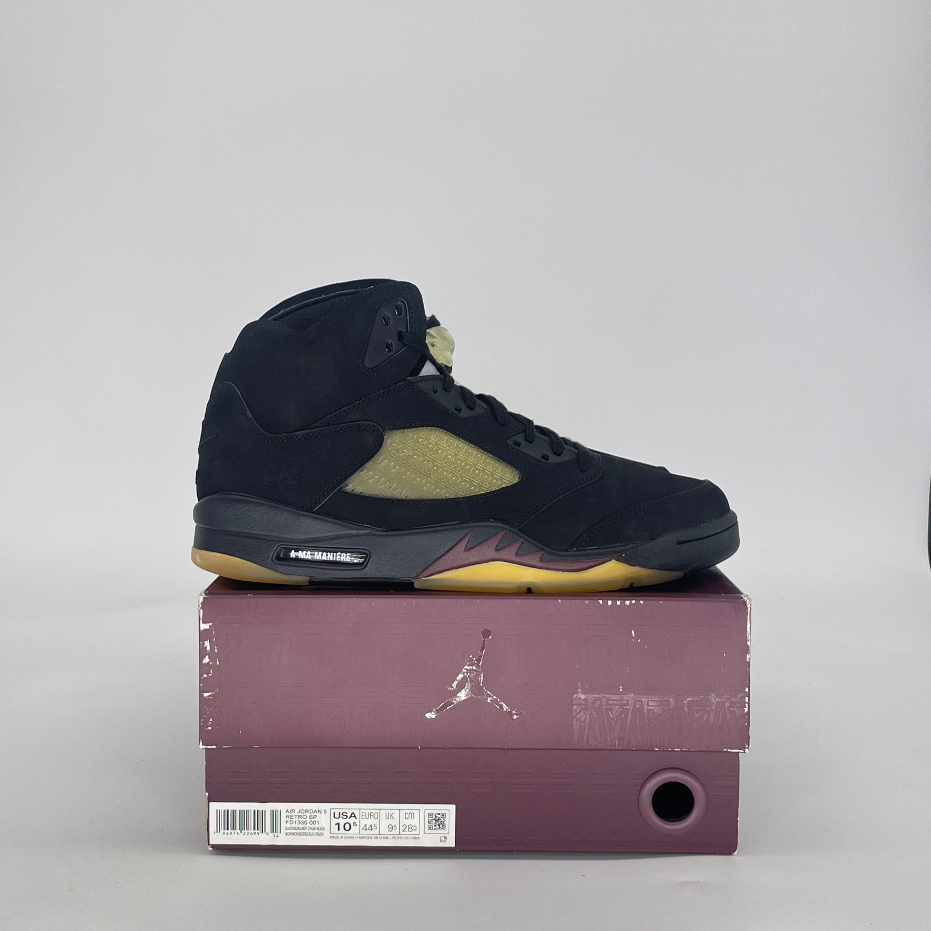 AIR JORDAN 5 A MA MANIERE DUSK FD1330-001 SIZE 10.5/12W