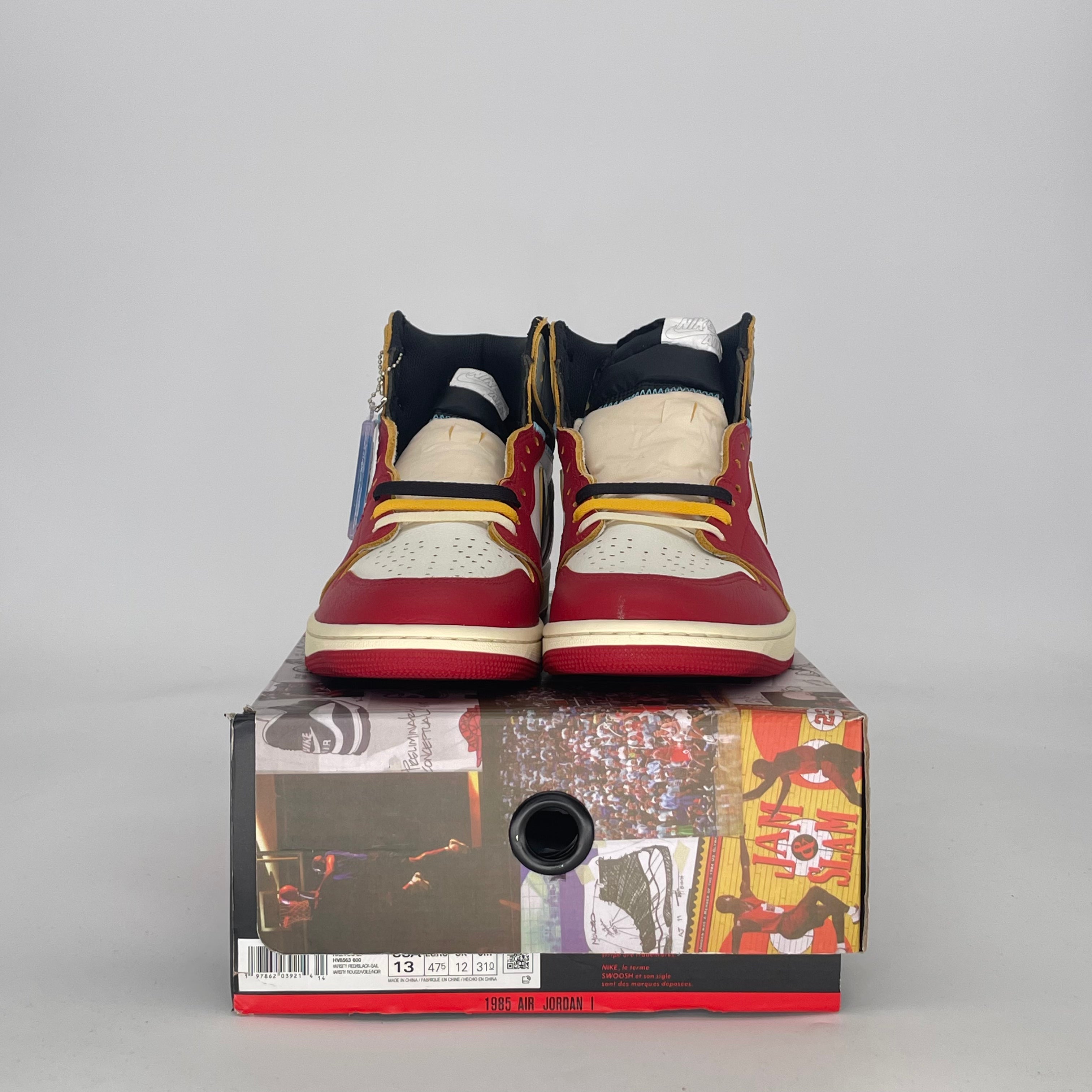 AIR JORDAN 1 HIGH UNION LA CHICAGO SHADOW HV8563-600 SIZE 13/14.5W