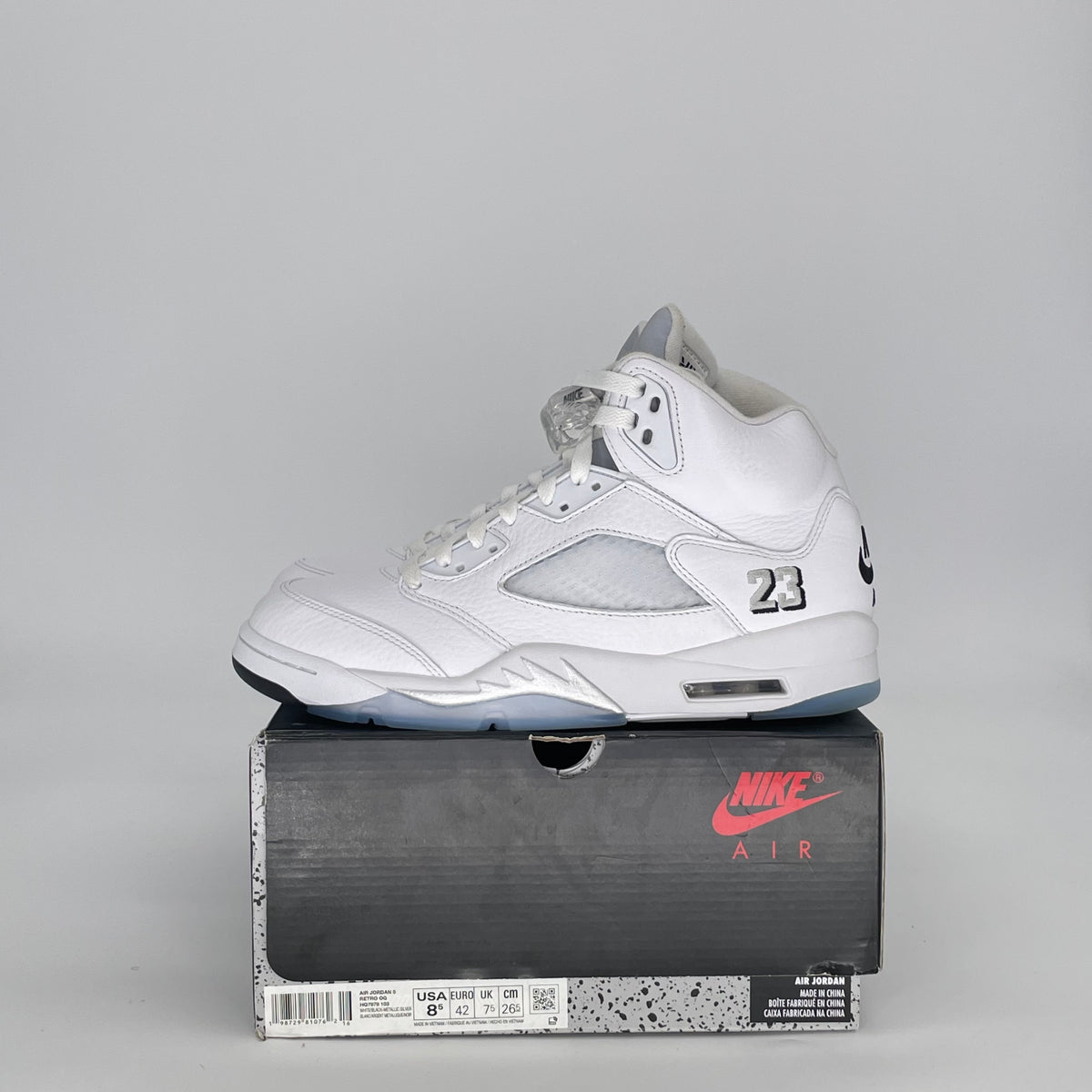 Jordan 5 Retro White Metallic (2026)